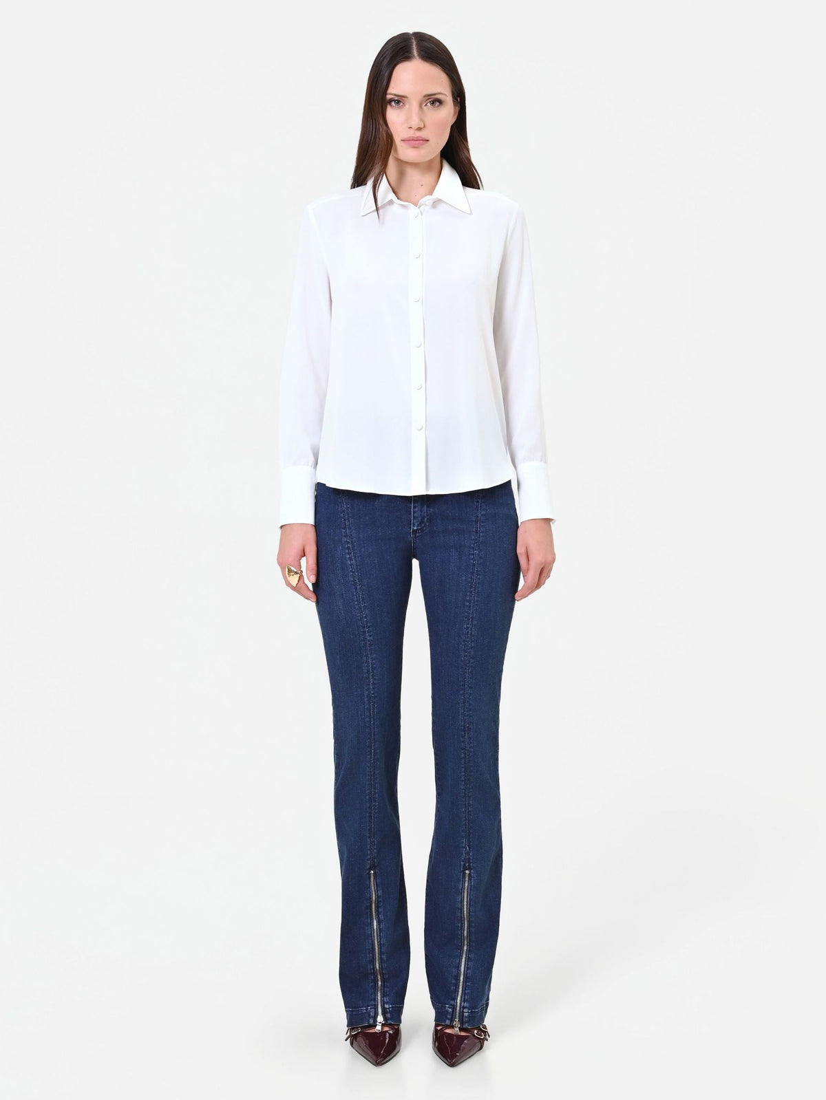 Rinascimento - Camicia in raso - Donna