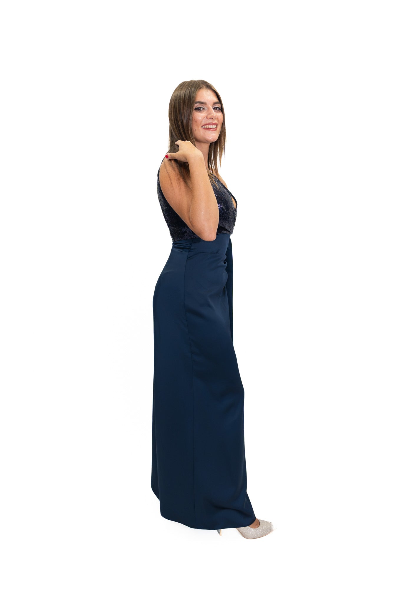 Rinascimento - Abito Lungo corpetto in paillettes - Donna