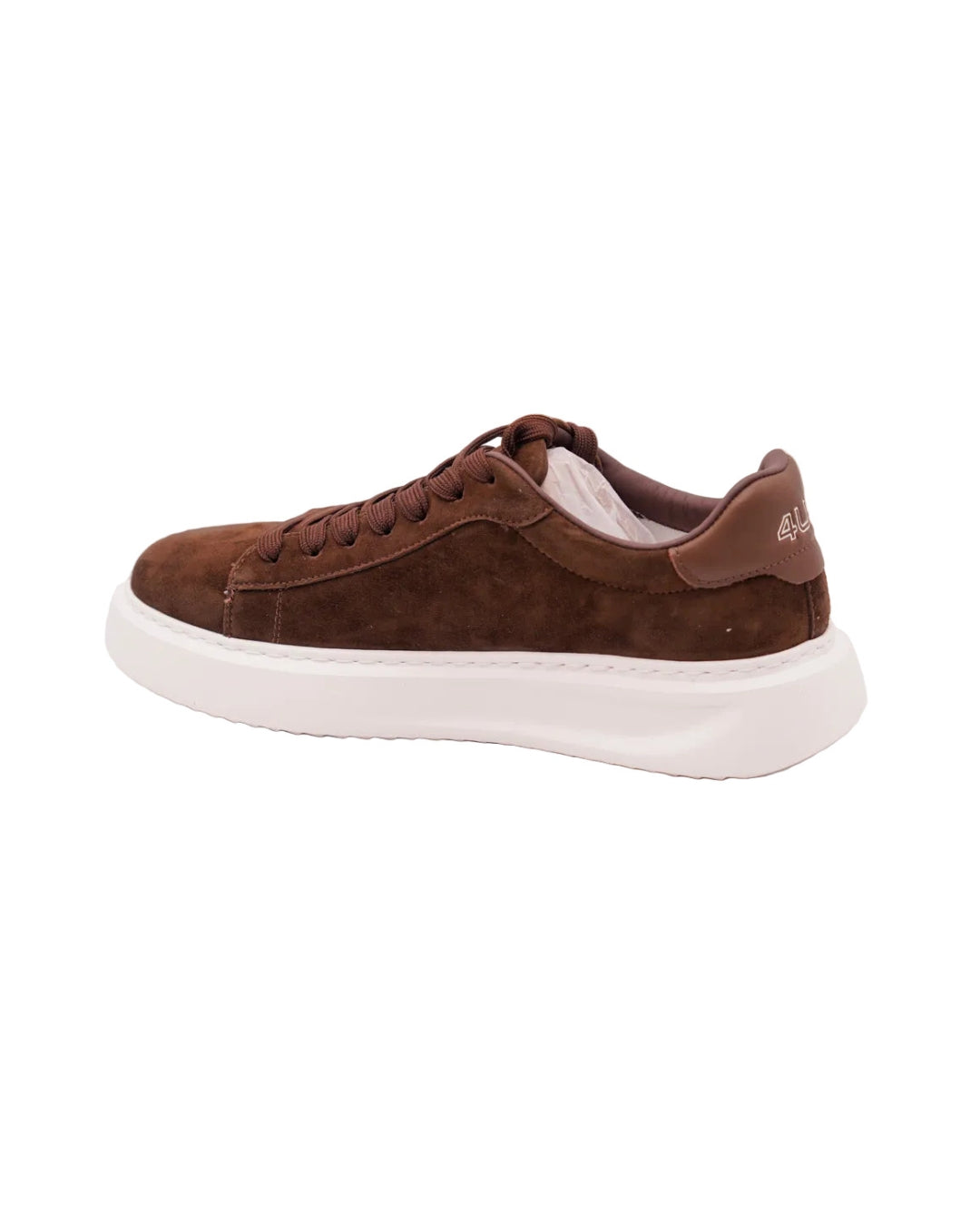 4US Paciotti - Sneaker in camoscio con suola alta - Uomo