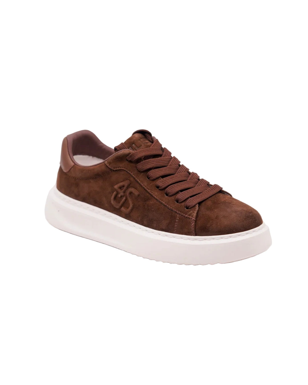 4US Paciotti - Sneaker in camoscio con suola alta - Uomo