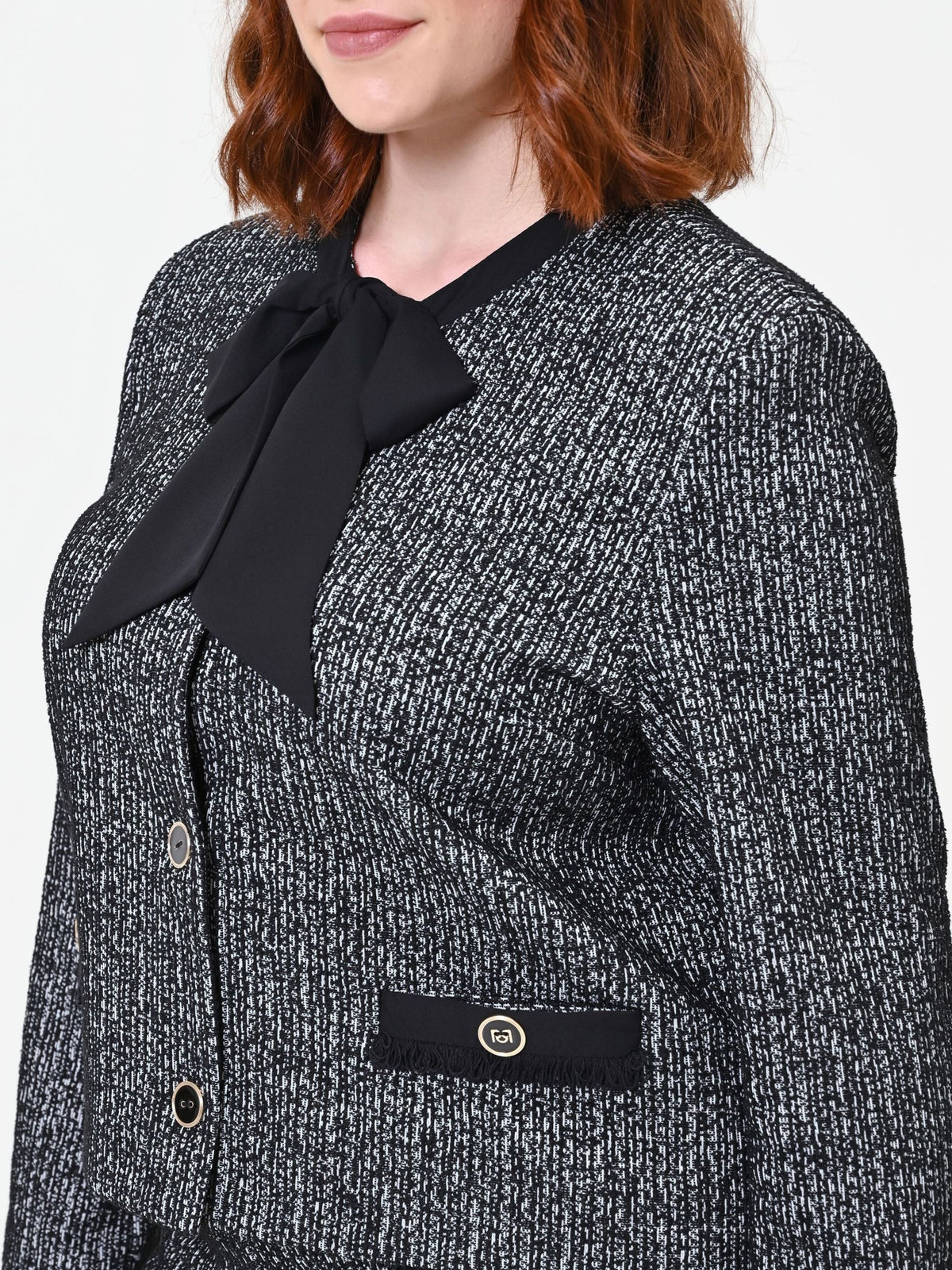 Rinascimento Curvy - Giacca in bouclé - Donna