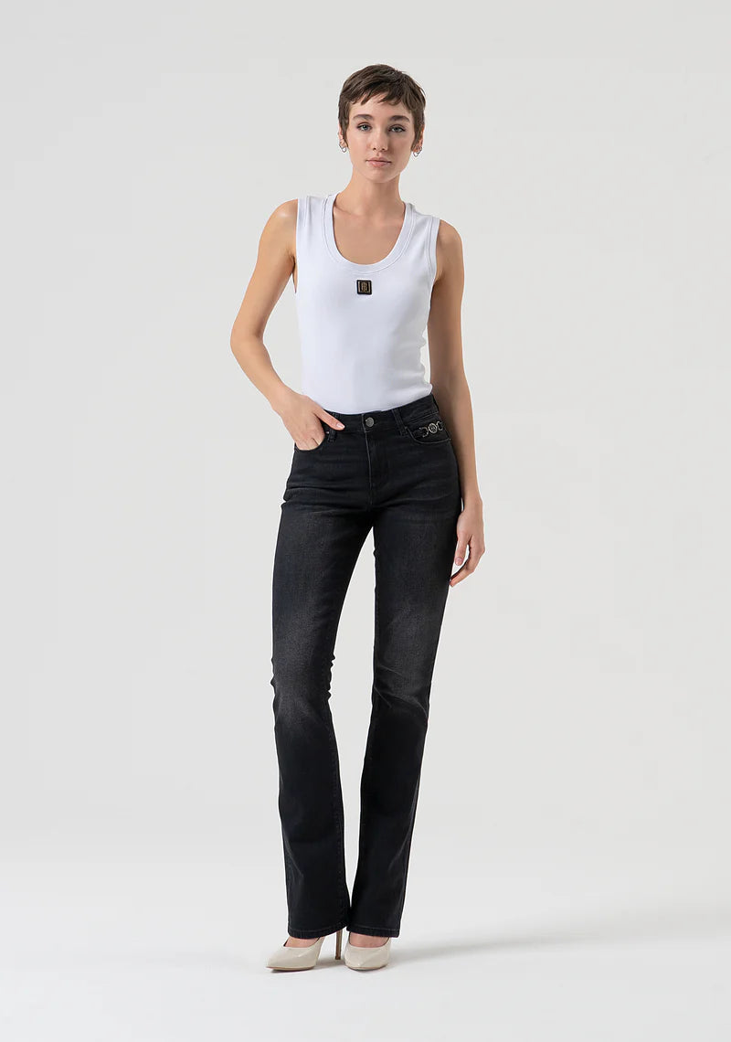 Fracomina - JEANS ZAMPA - Donna