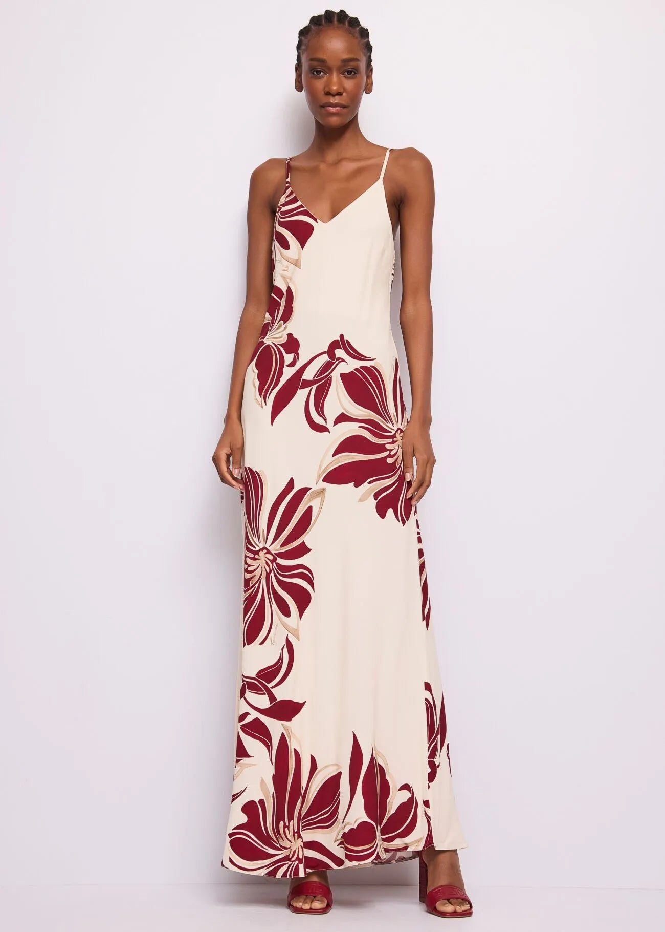 Abito da donna in twill con stampa floreale Donna - Gaudì Fashion