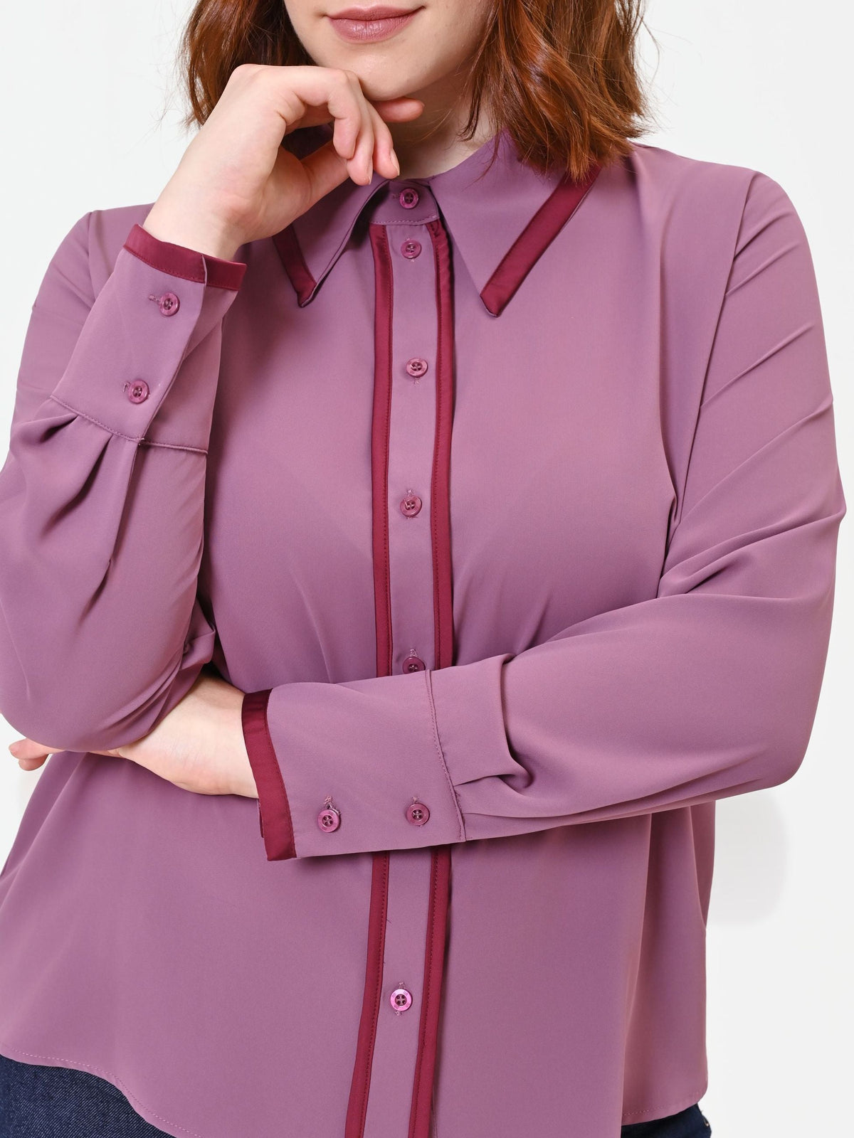 Rinascimento Curvy - Camicia In Georgette - Donna