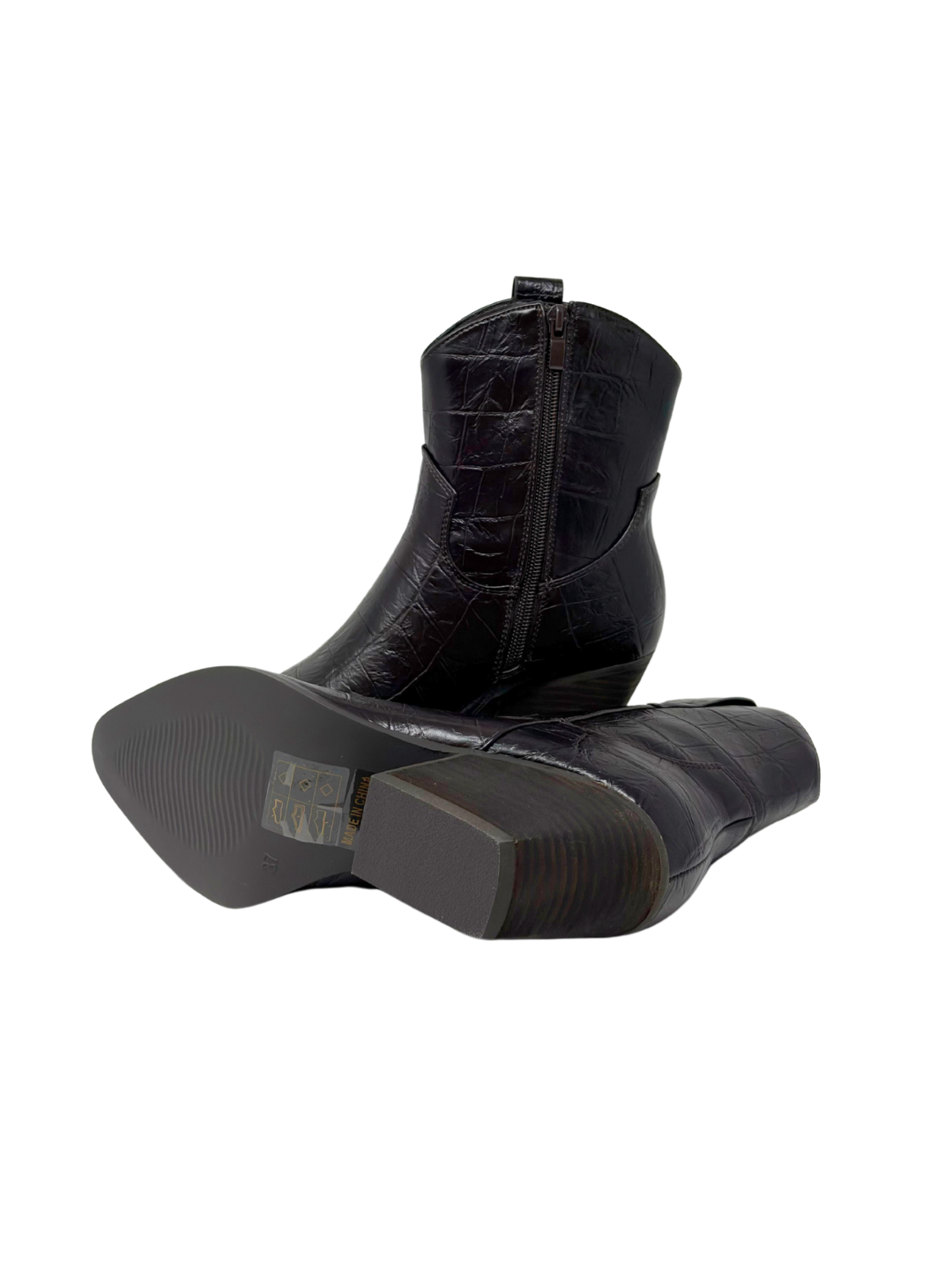 Gold&Gold - Stivaletto texano effetto cocco - Donna
