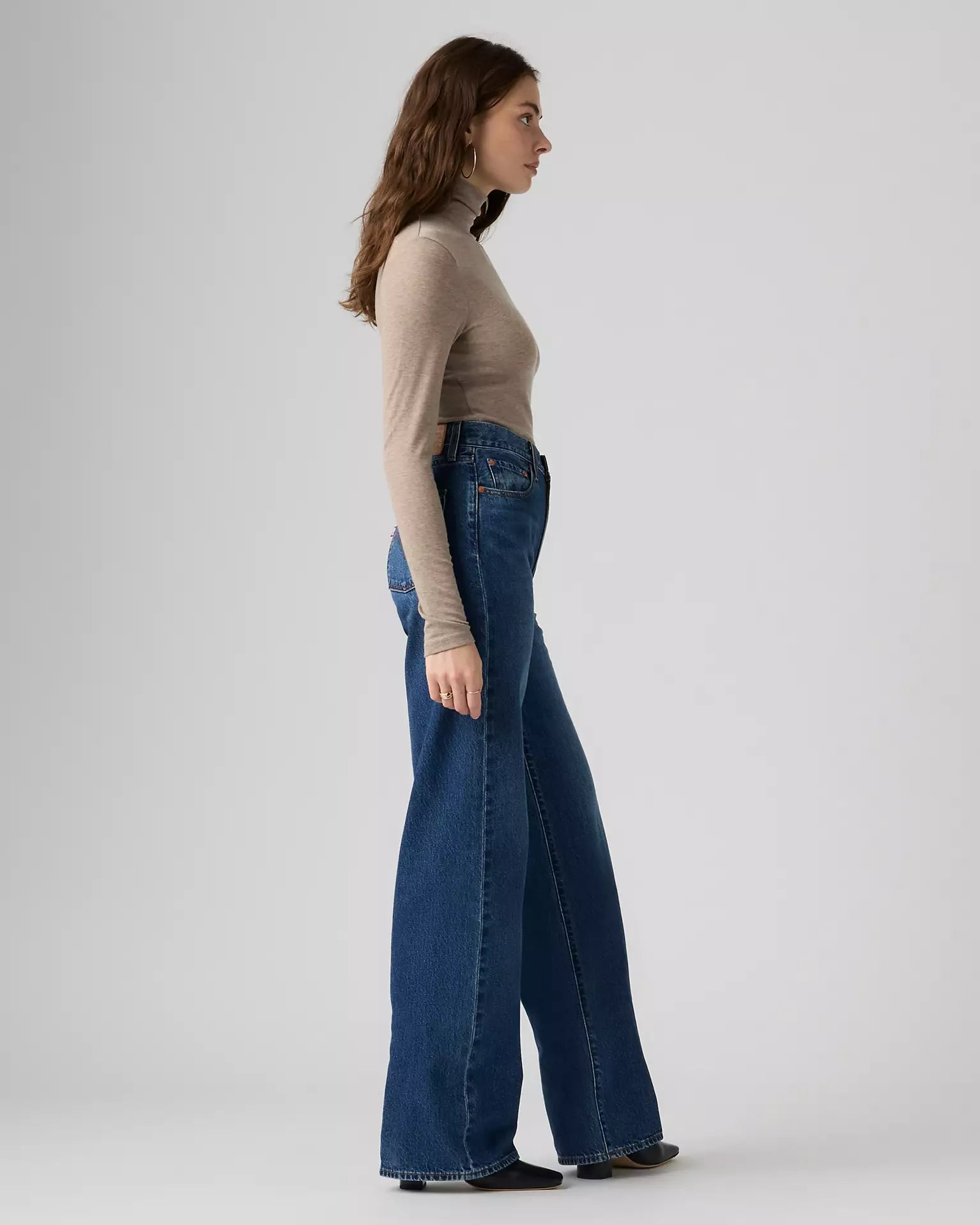 Levis - Jeans ribcage a gamba ampia - Donna