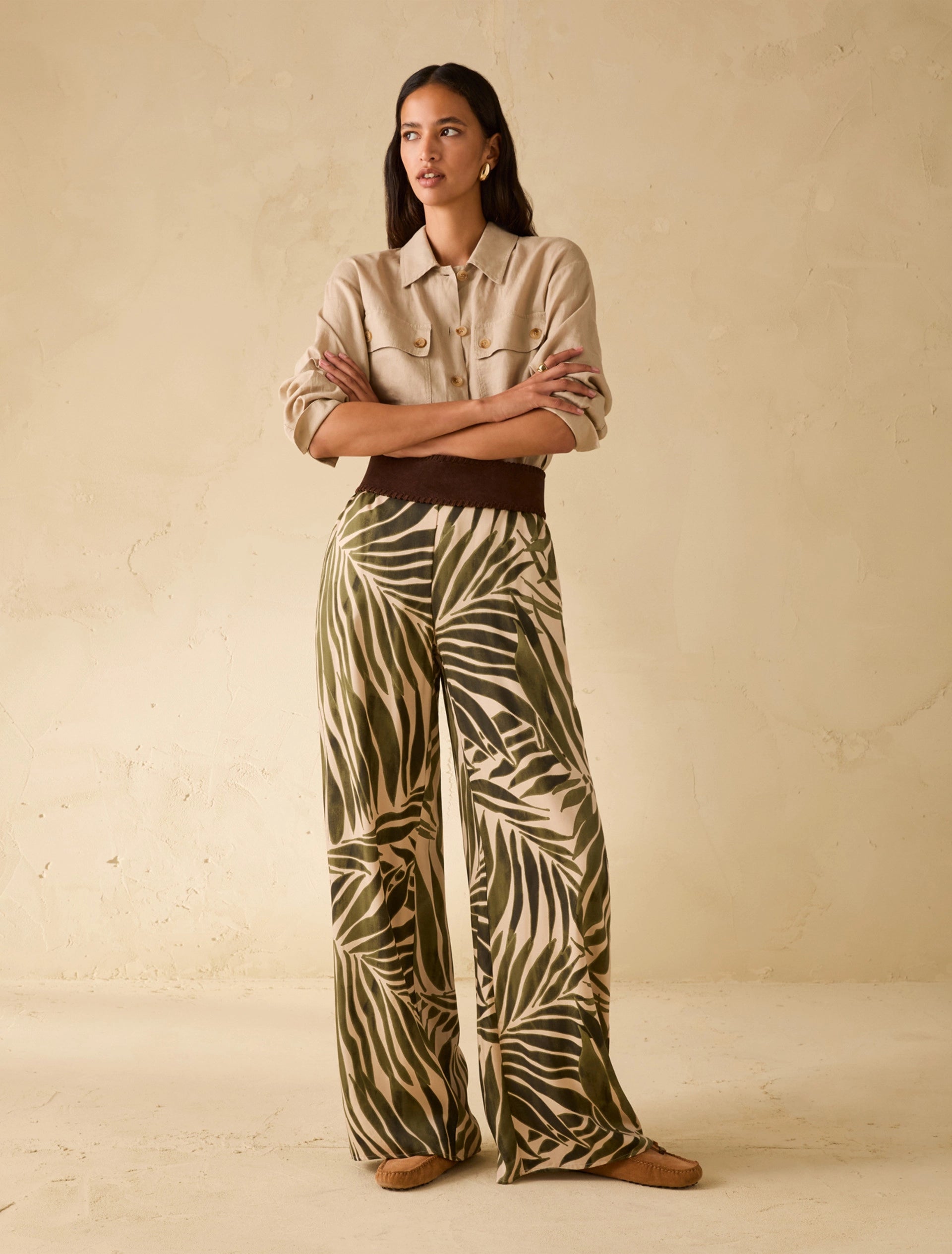 PennyBlack - Pantaloni Ampi In Twill Fluido - Donna