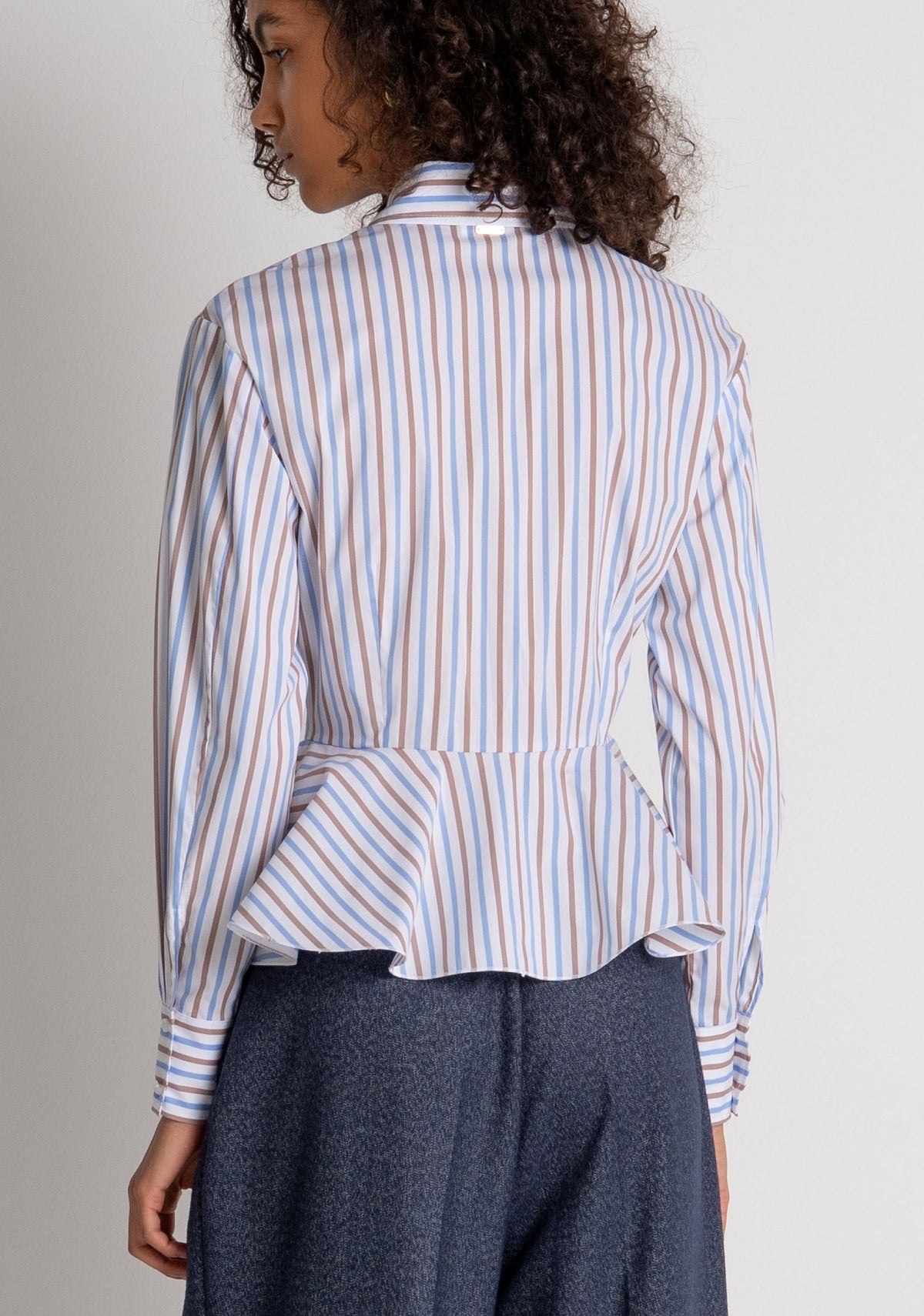 Fracomina - Camicia regular a righe multicolor - Donna