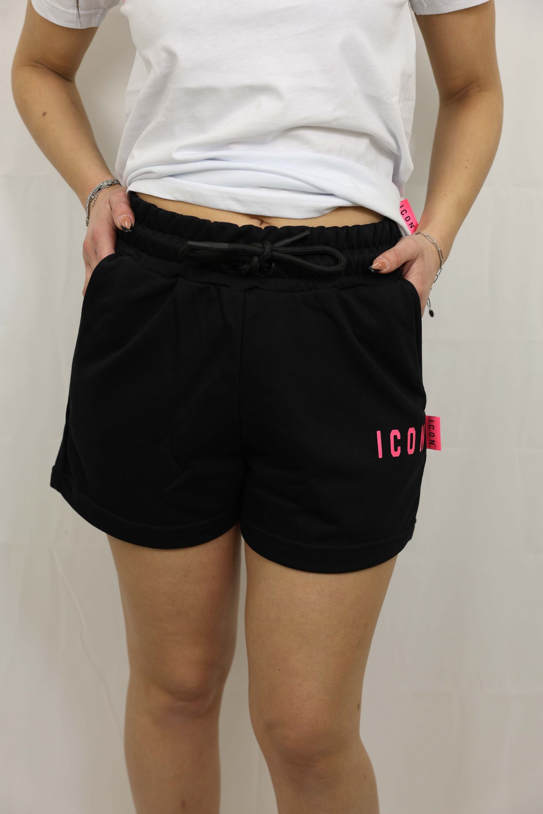 Icon - Bermuda In Felpa - Donna