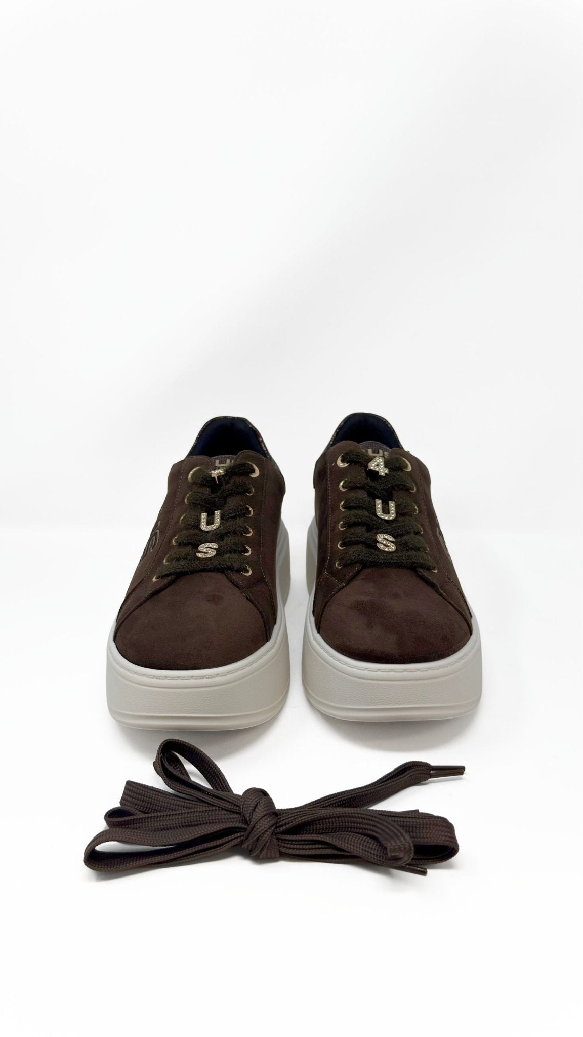 4US Paciotti - Sneakers Platform con Dettagli Effetto Rettile - Donna - World Fashion