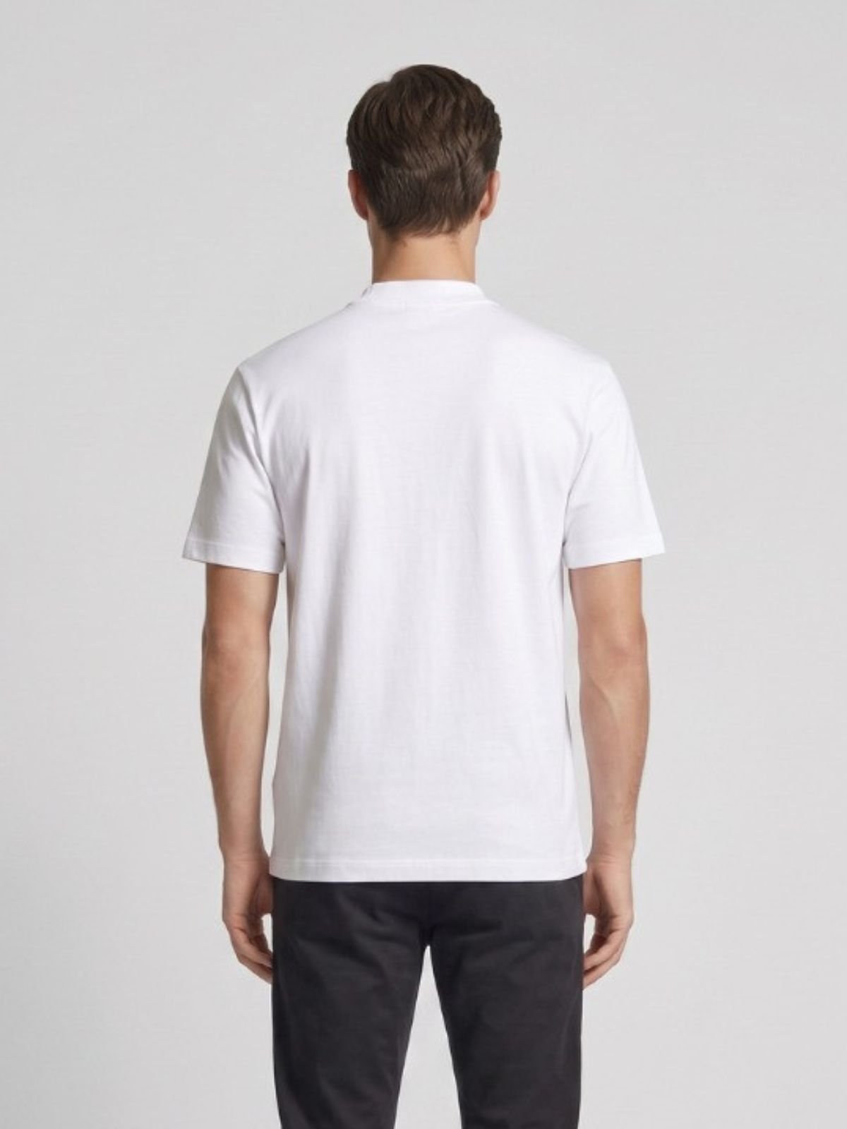 4US Paciotti - T-shirt girocollo in cotone con logo a rilievo - Uomo - World Fashion