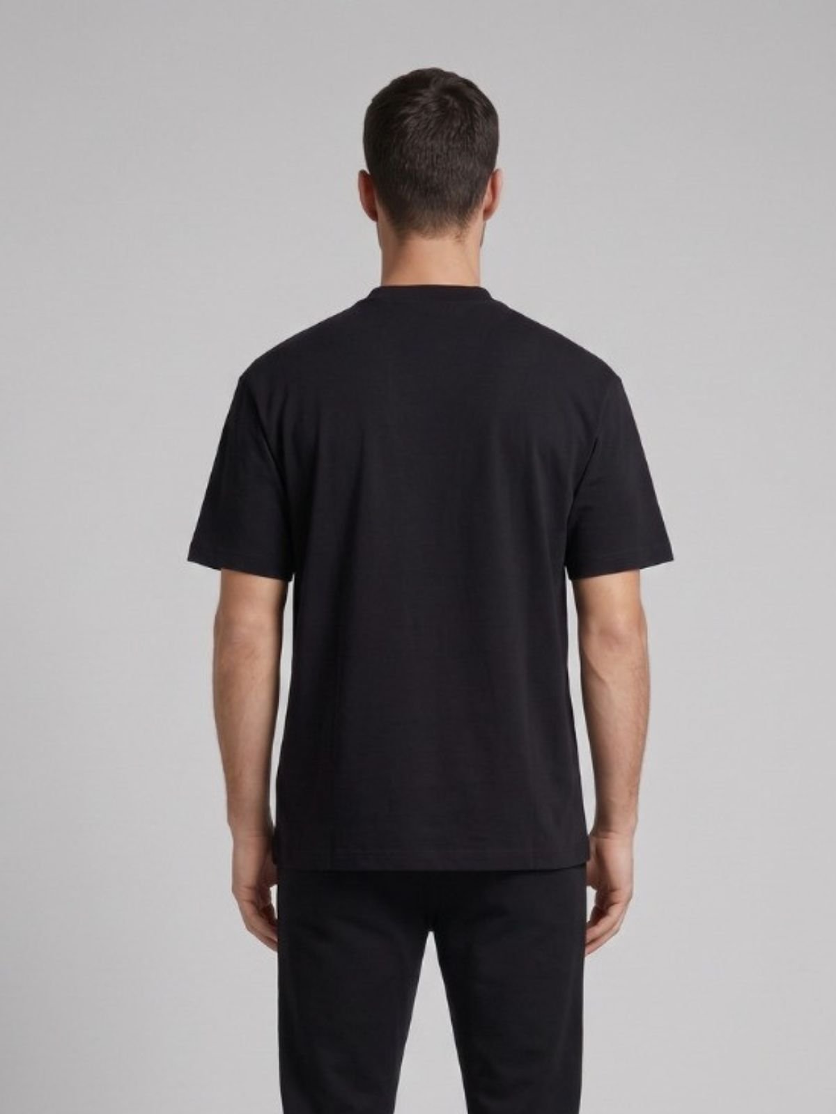 4US Paciotti - T-shirt girocollo in cotone con logo a rilievo - Uomo - World Fashion