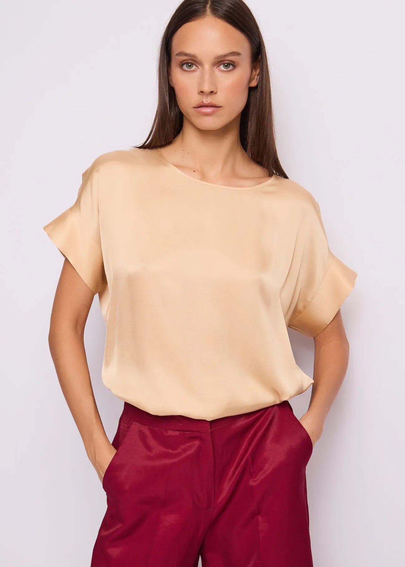 Gaudì - Blusa con scollo a barca - Donna