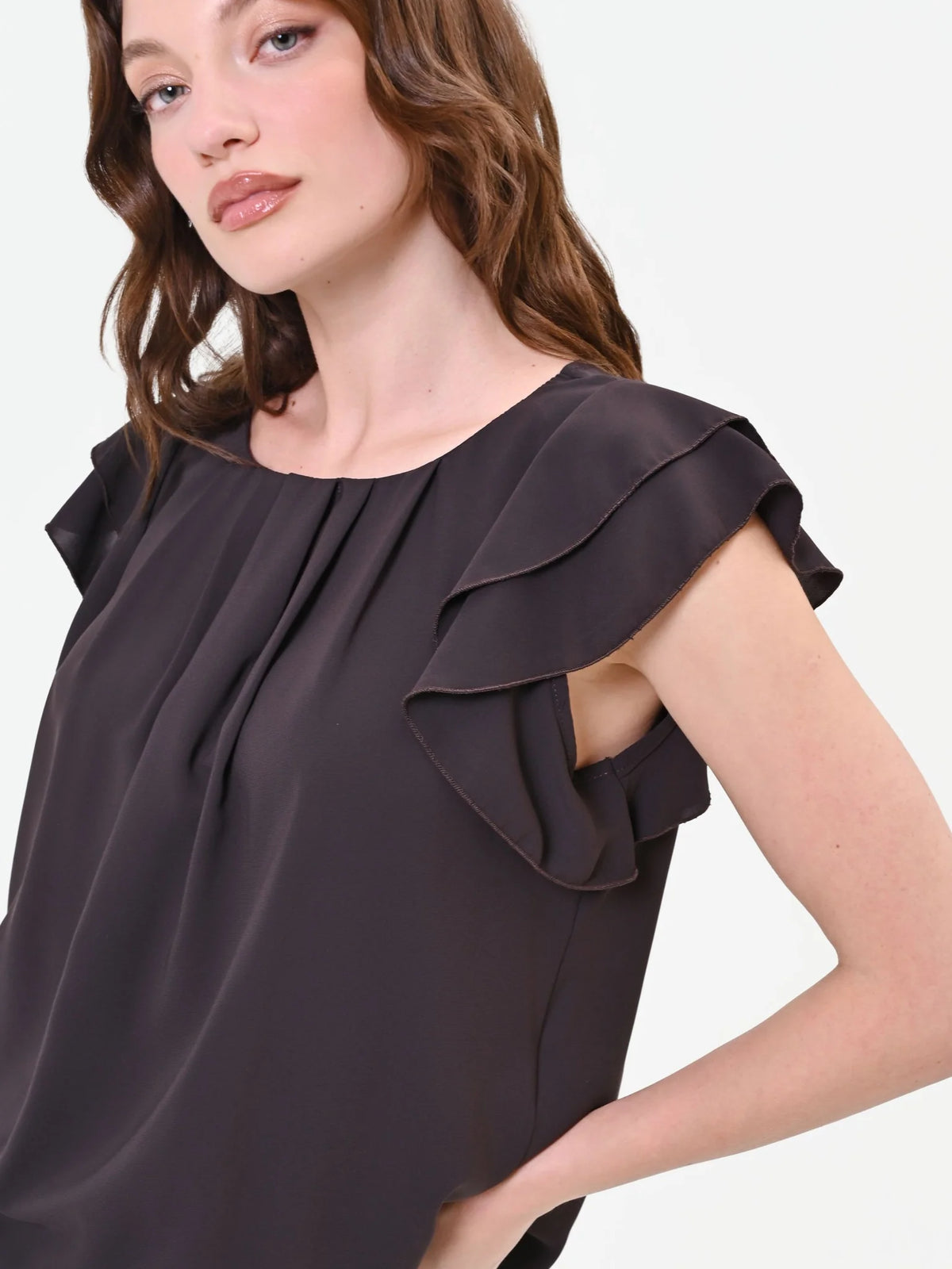Rinascimento - Blusa con volant - Donna
