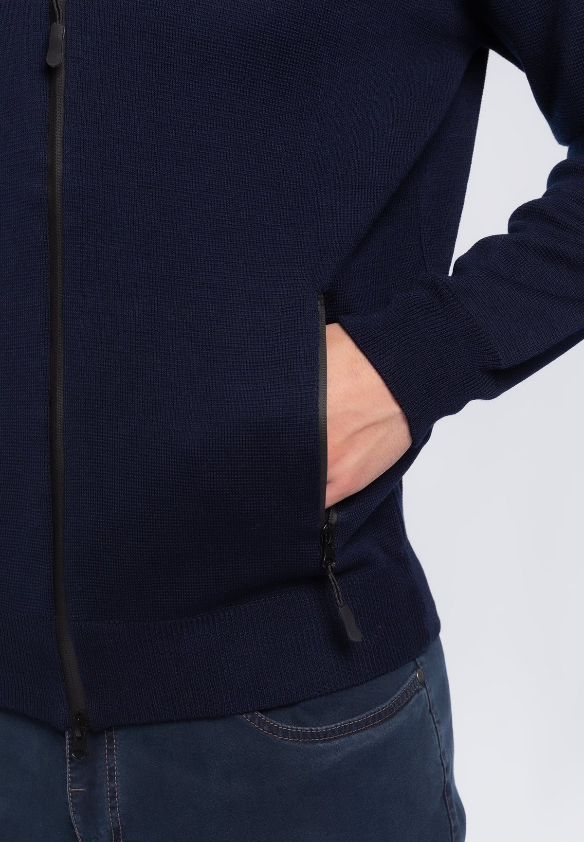 Sporting Mare - Maglia cardigan zip - Uomo