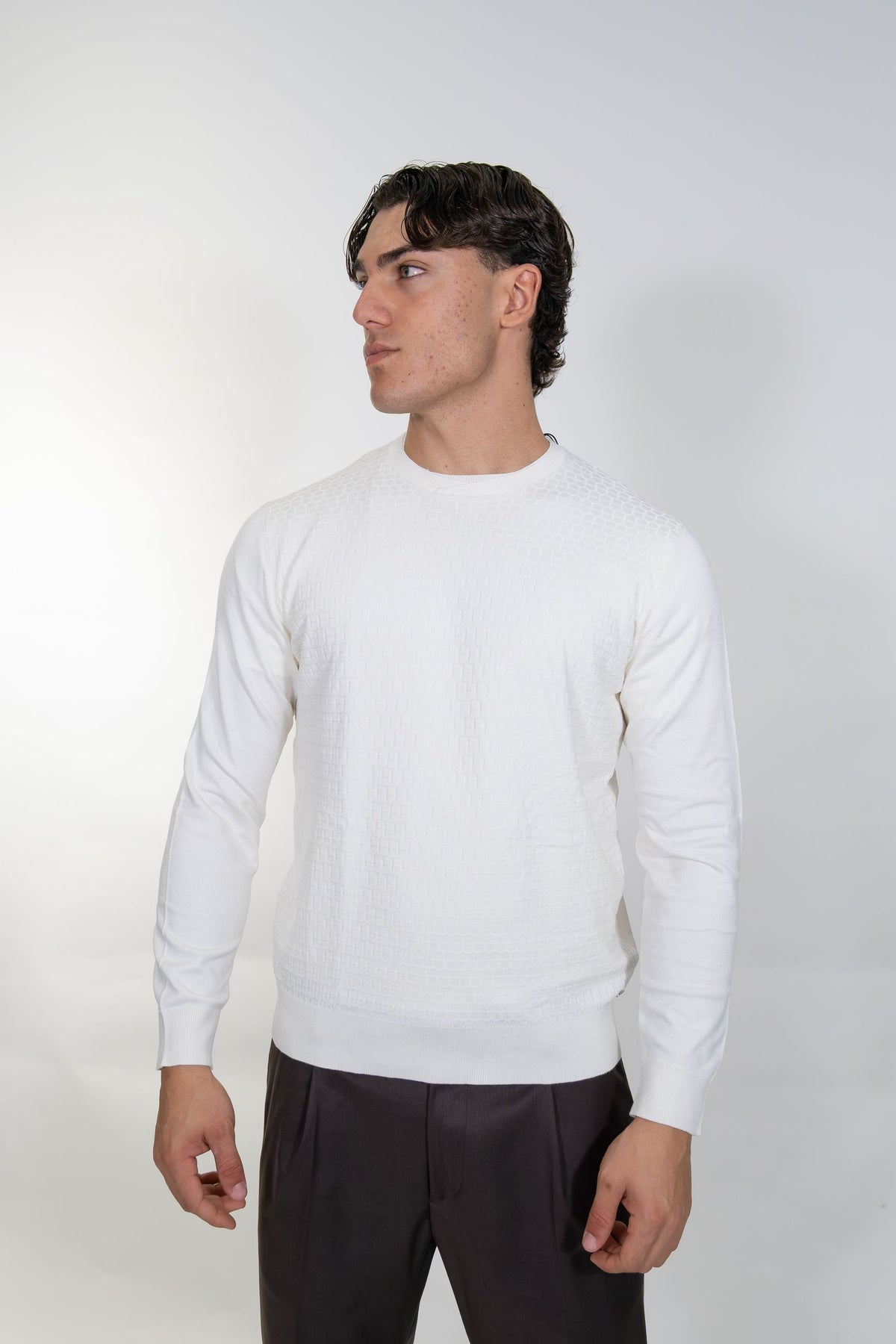 Markup - maglia girocollo manica lunga - Uomo