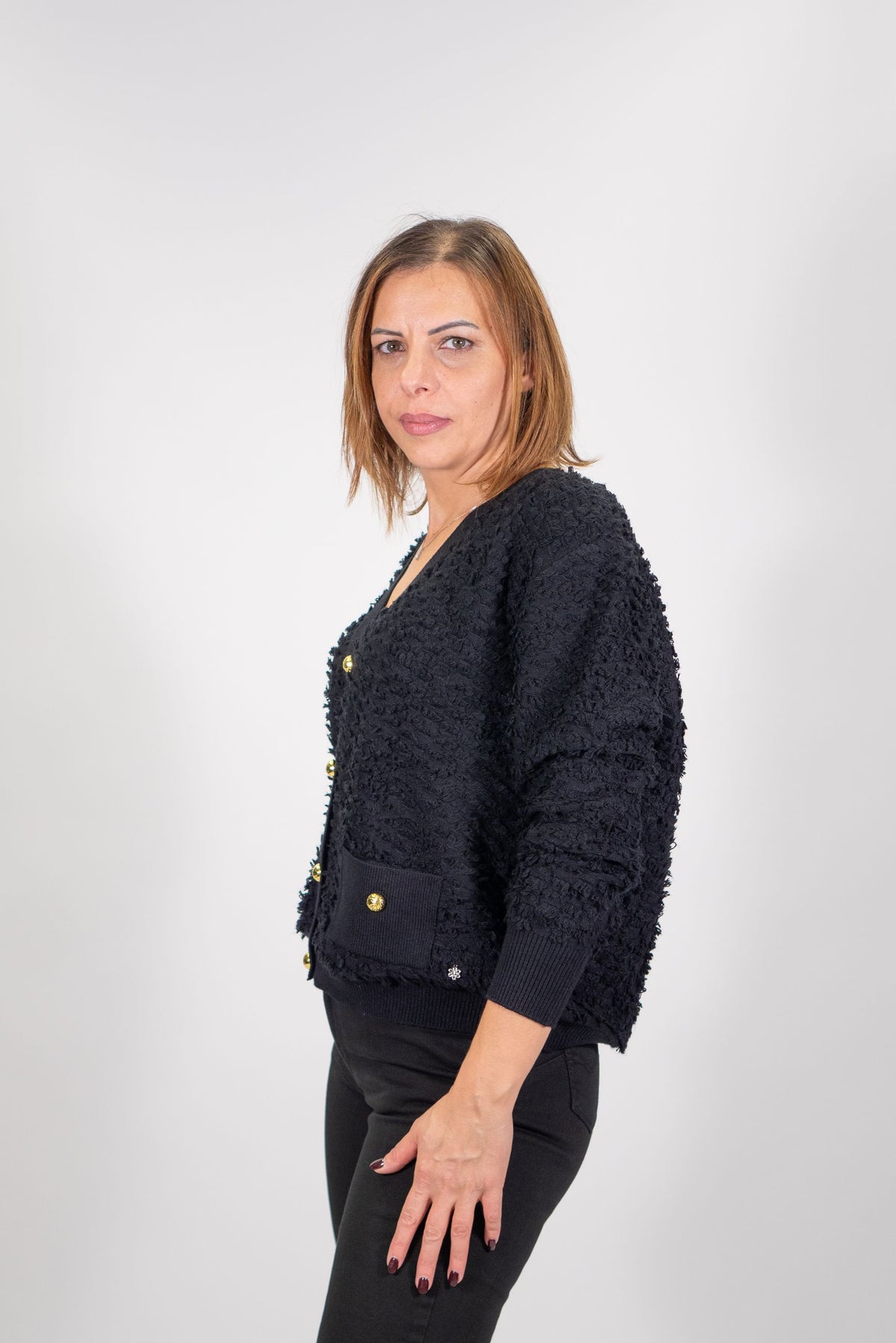 Fresh Flower - Cardigan Chanel C/Pelo Lavorato F.7 - Donna