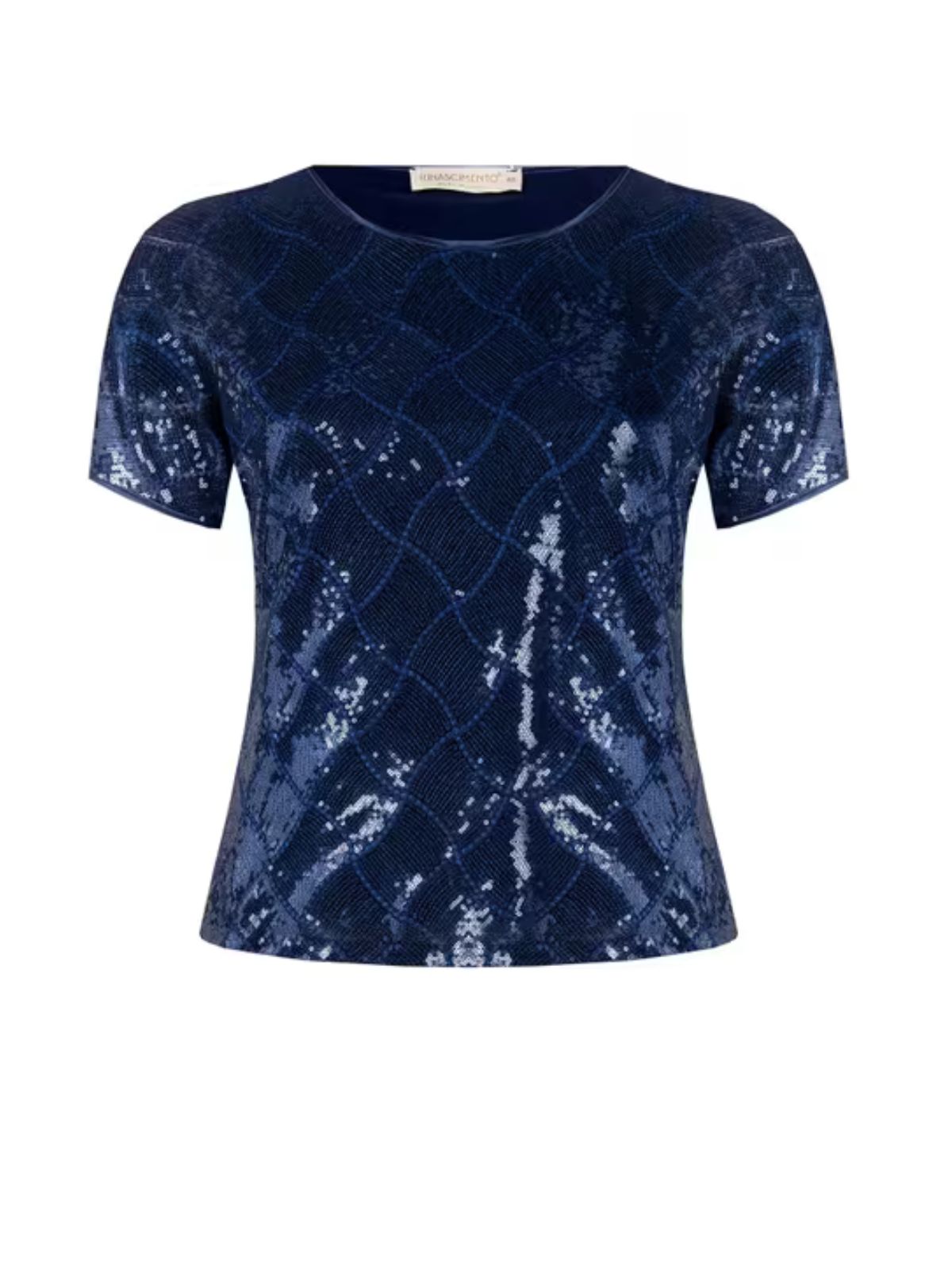 Rinascimento Curvy - Blusa con paillettes - Donna