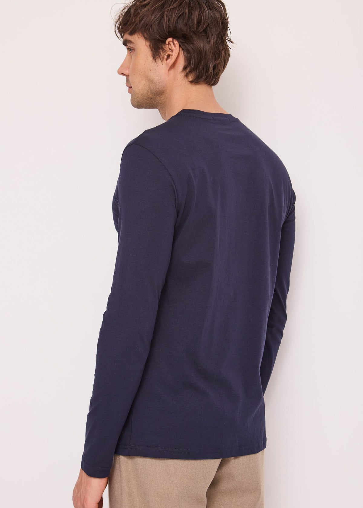 Gaudì - T-shirt maniche lunghe con logo verticale - Uomo