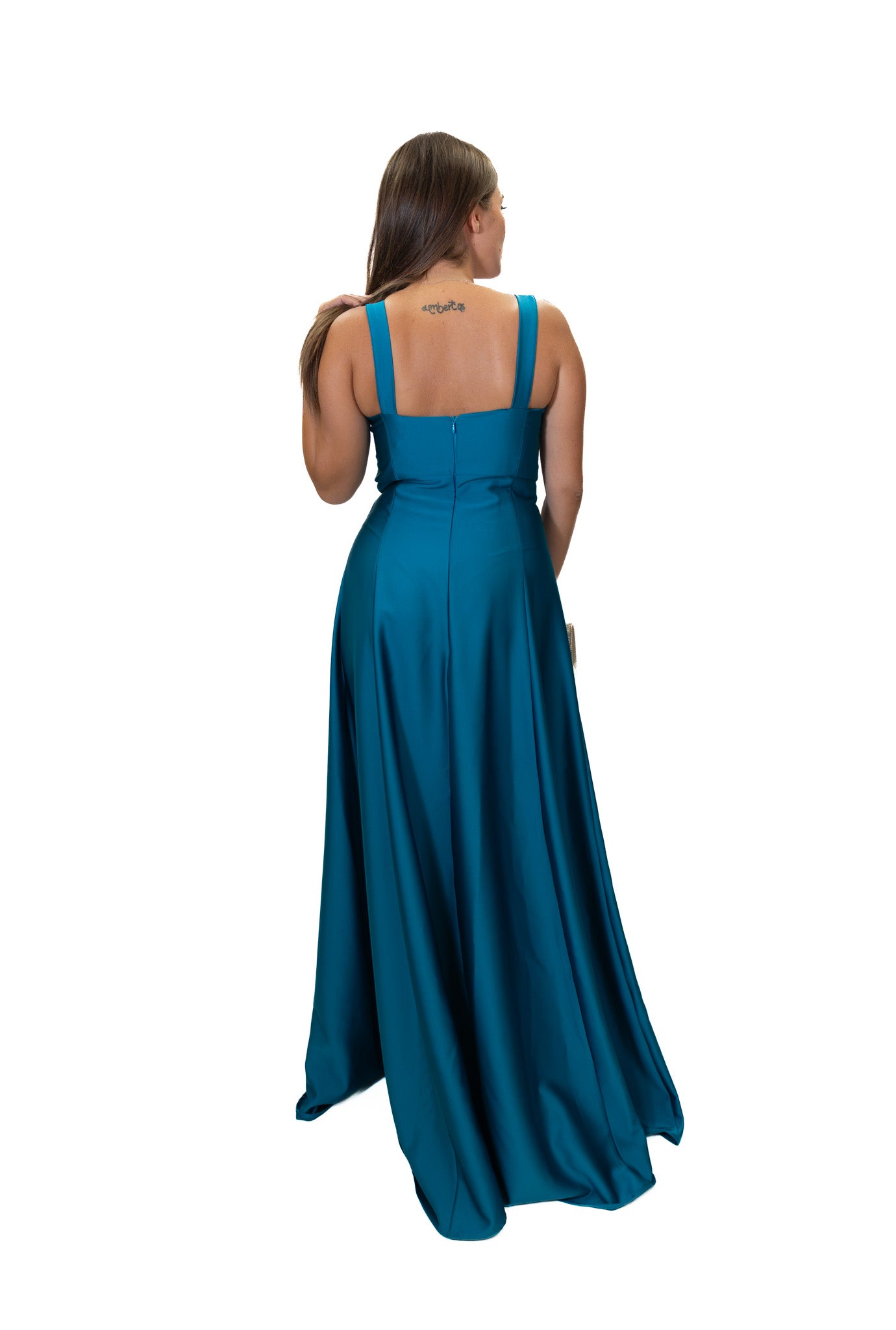 Rinascimento - Abito Lungo Raso - Donna