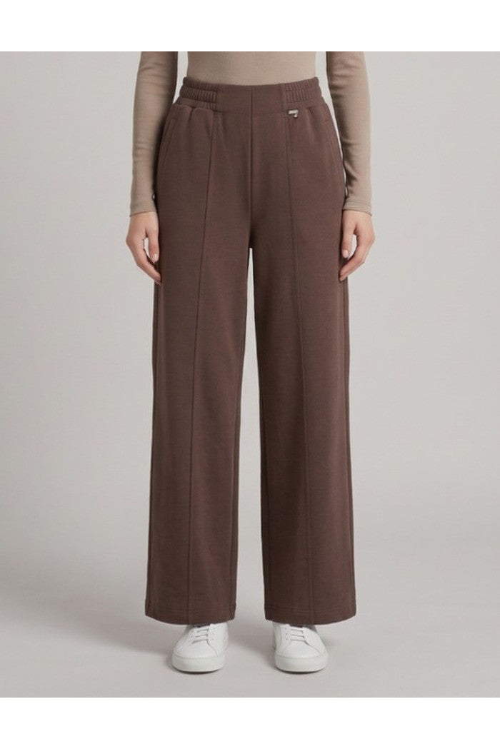 Markup - Pantalone in felpa interlock con spacchi - Donna