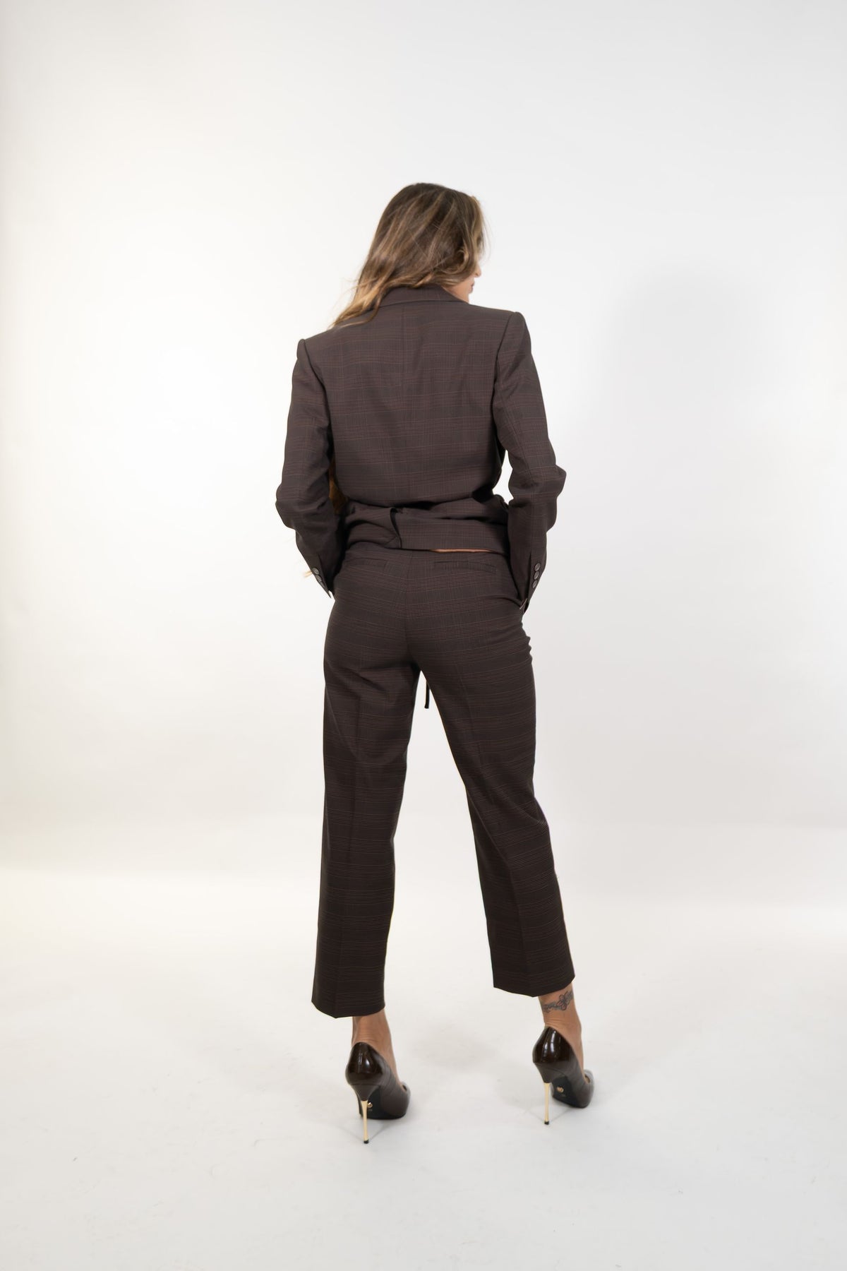 Markup - Pantalone straight in principe di galles - Donna