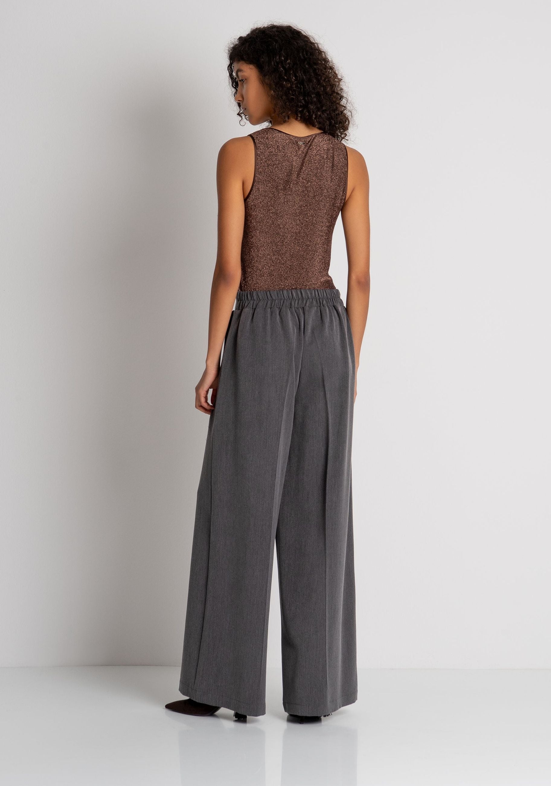 Fracomina - Pantalone flare a vita alta - Donna