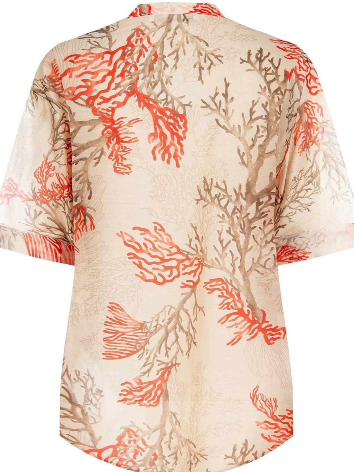 Rinascimento - Camicia In Lyocell Ultralight Senza Colletto Rinascimento - Donna