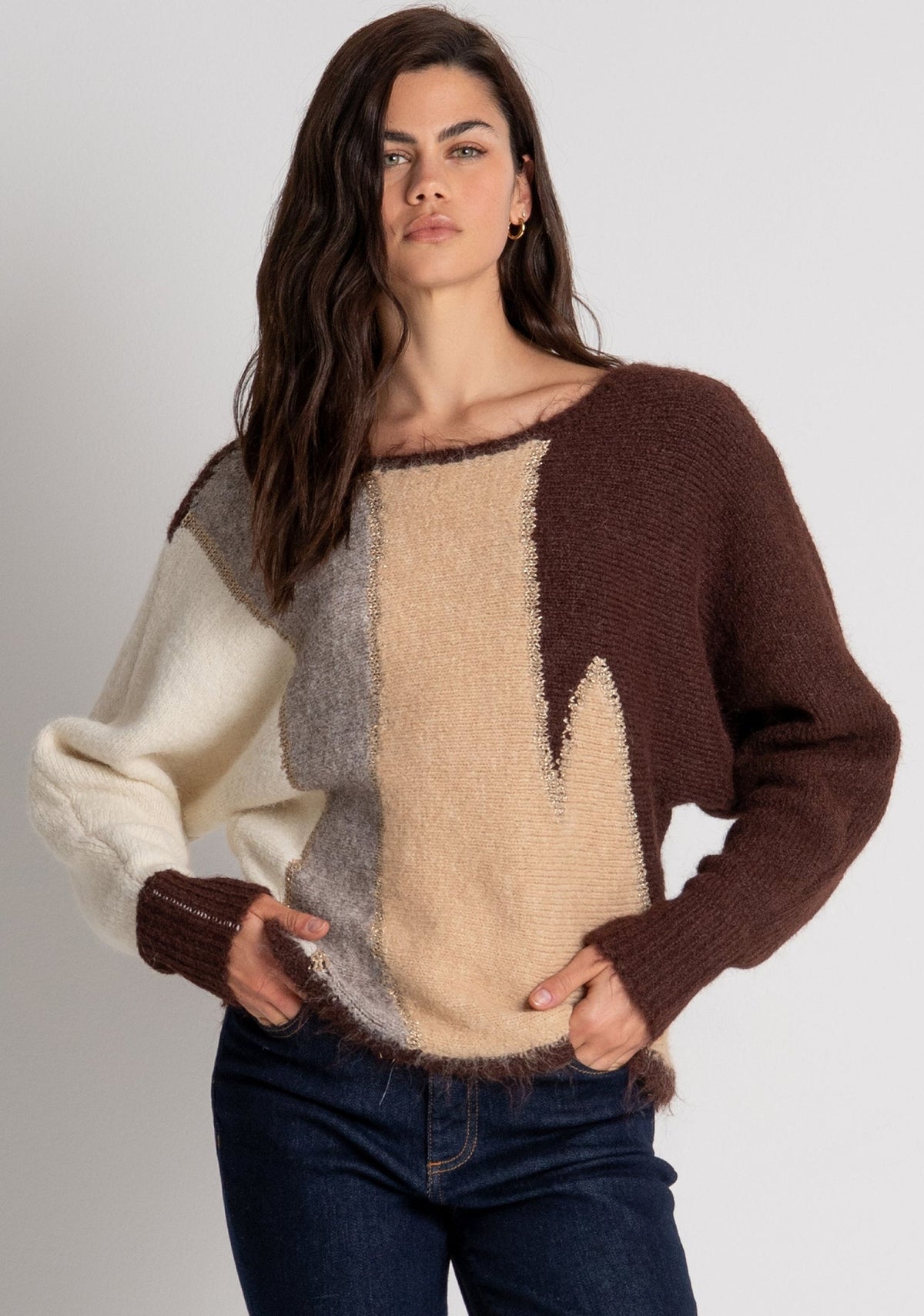 Fracomina - Maglia con scollo a barca - Donna