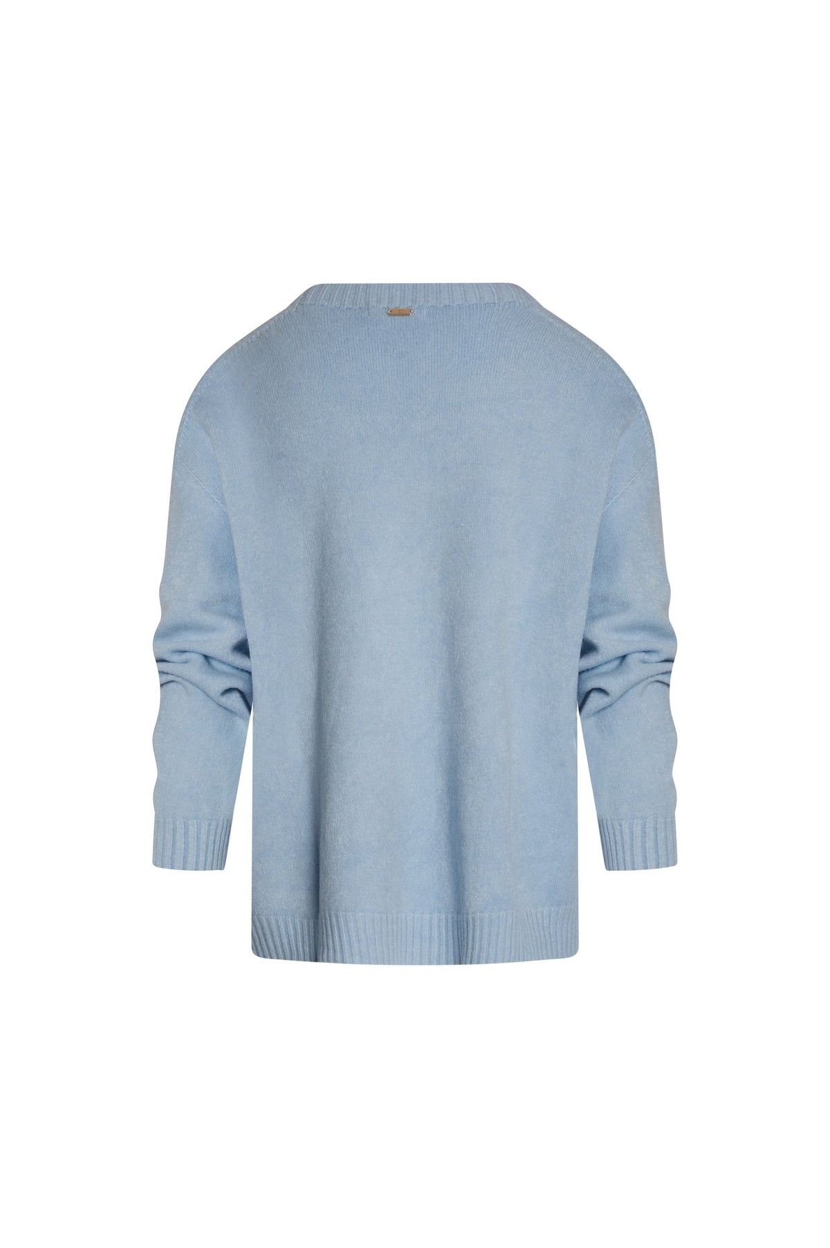 Fracomina - Crew Neck Sweater Sky - Donna