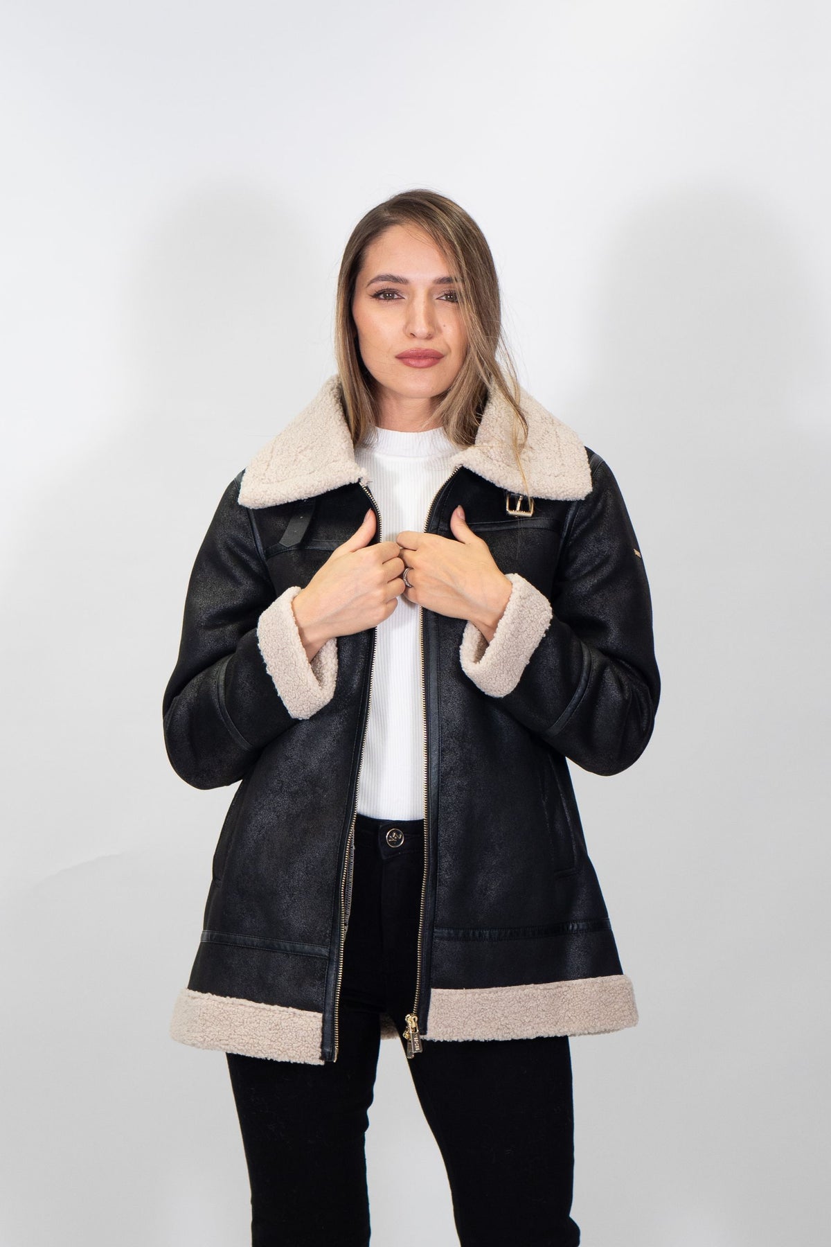 Yes Zee - Cappotto Soft Teddy - Donna