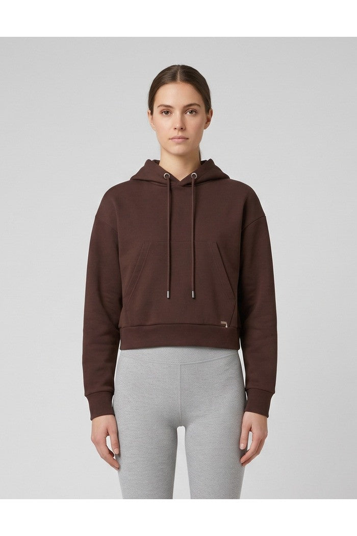 Markup - Felpa cropped Con Cappuccio - Donna