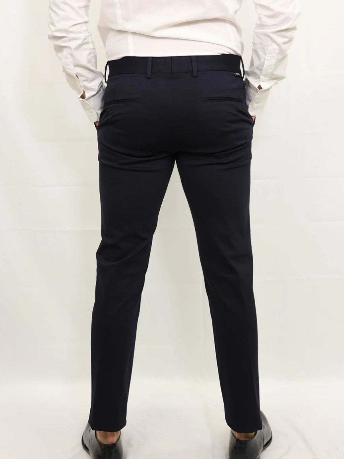 Yes Zee - Pantalone  Chinos Senza Pinces E Risvolto - Uomo