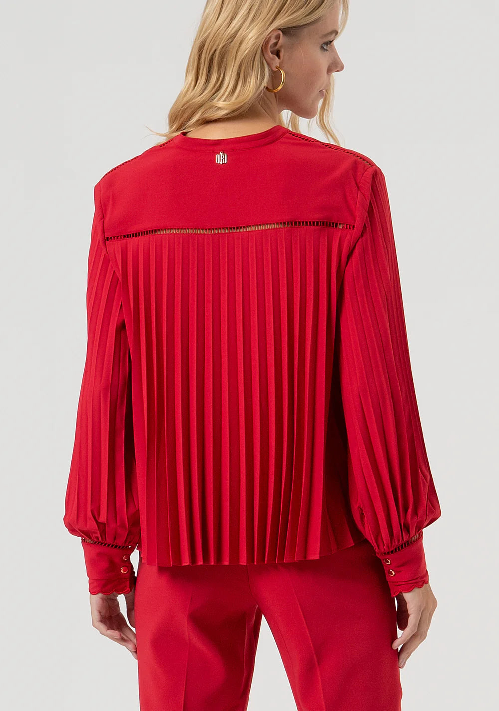 Camicia over con retro plissettato - FRACOMINA - FR25WT6012W436F9