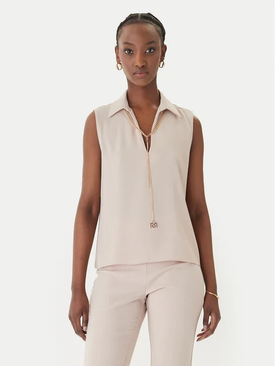 Rinascimento - Canotta smanicata georgette - Donna