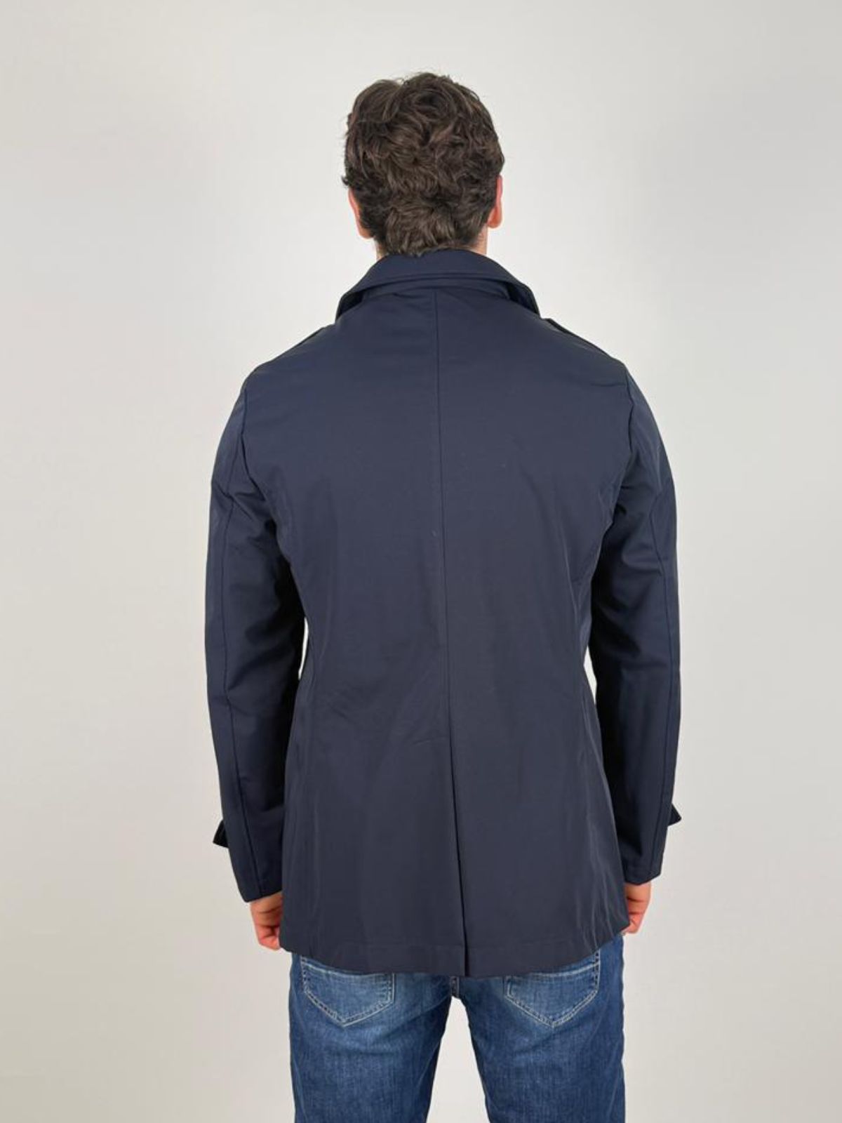 Yes Zee - Cappotto  Con Finto Gilet Staccabile - Uomo