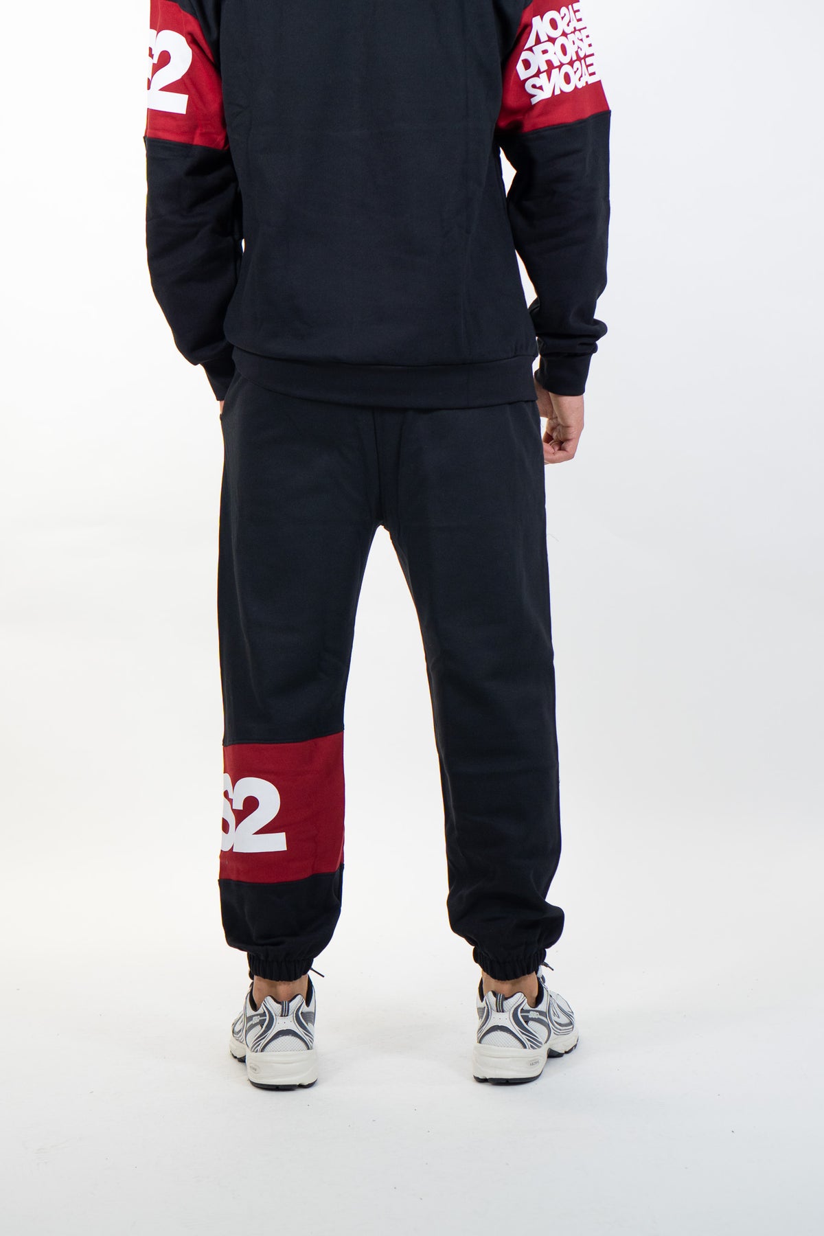 Ds2 - Pantalone tuta con fascia logo - Uomo