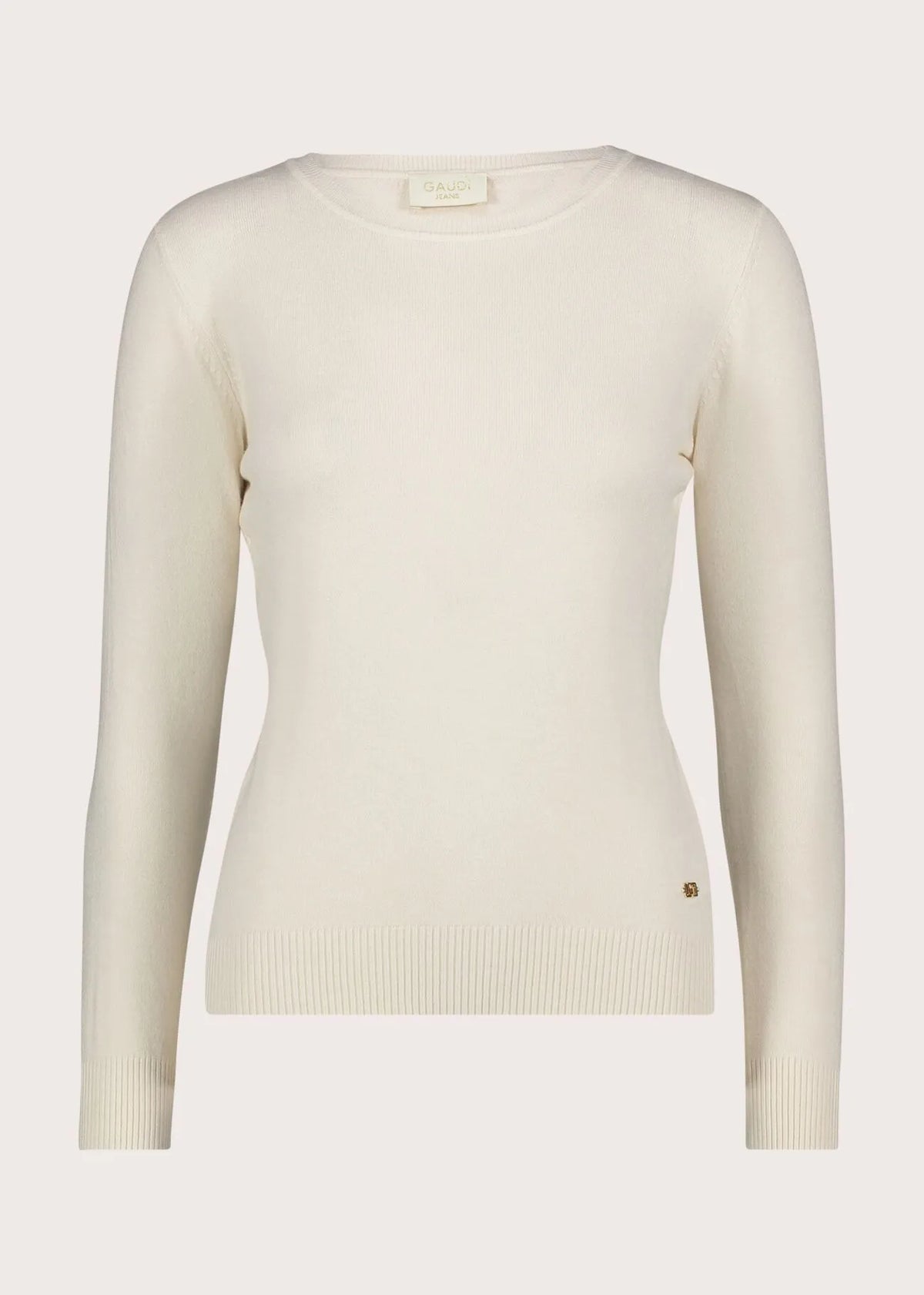 Gaudì - Maglia girocollo in filato di cotone - Donna