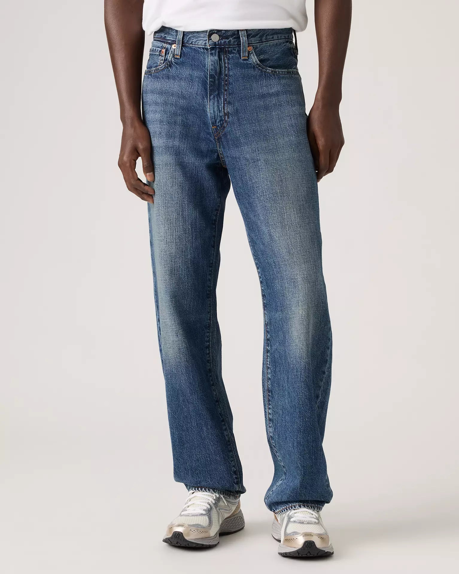 Levis - Jeans 568 dritti larghi Linen+Denim - Uomo