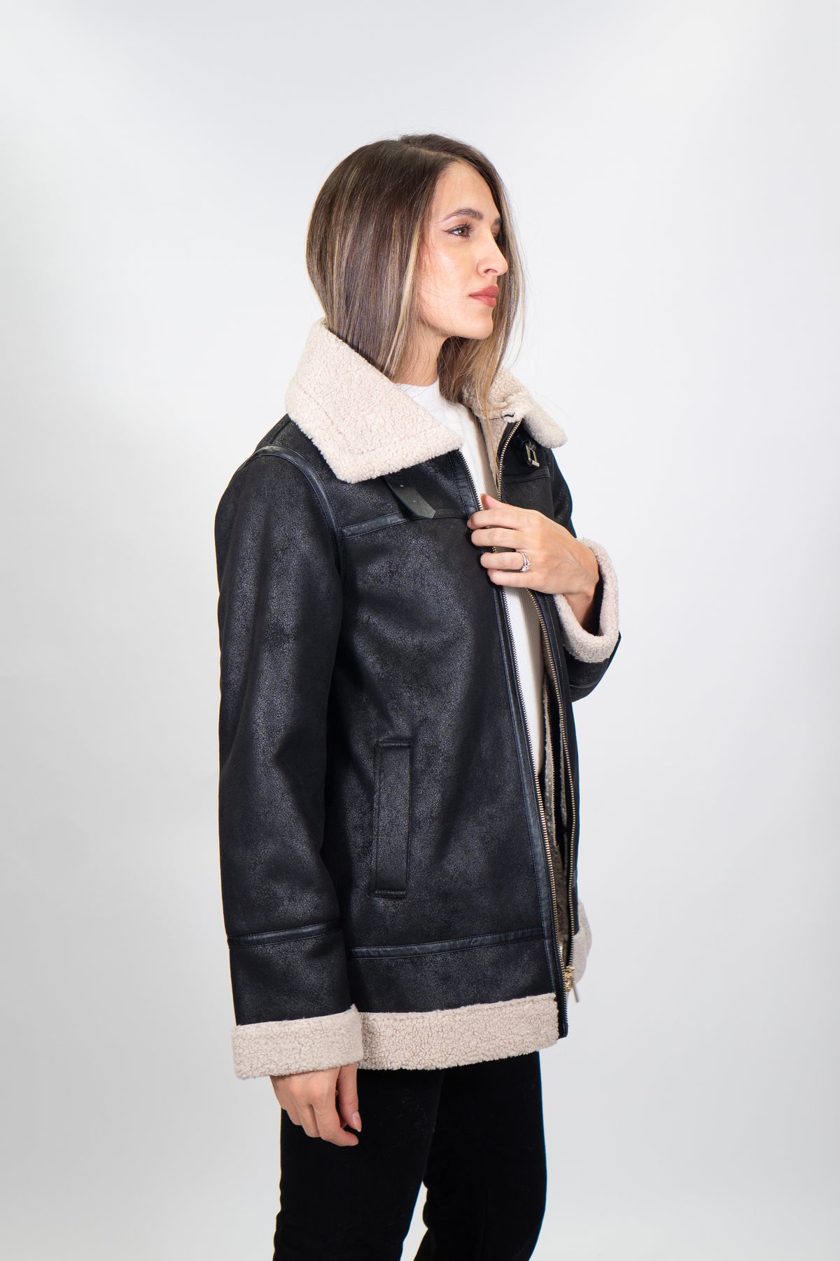 Yes Zee - Cappotto Soft Teddy - Donna