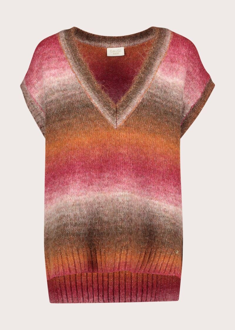 Gaudì - Gilet da donna in lana a righe - Donna