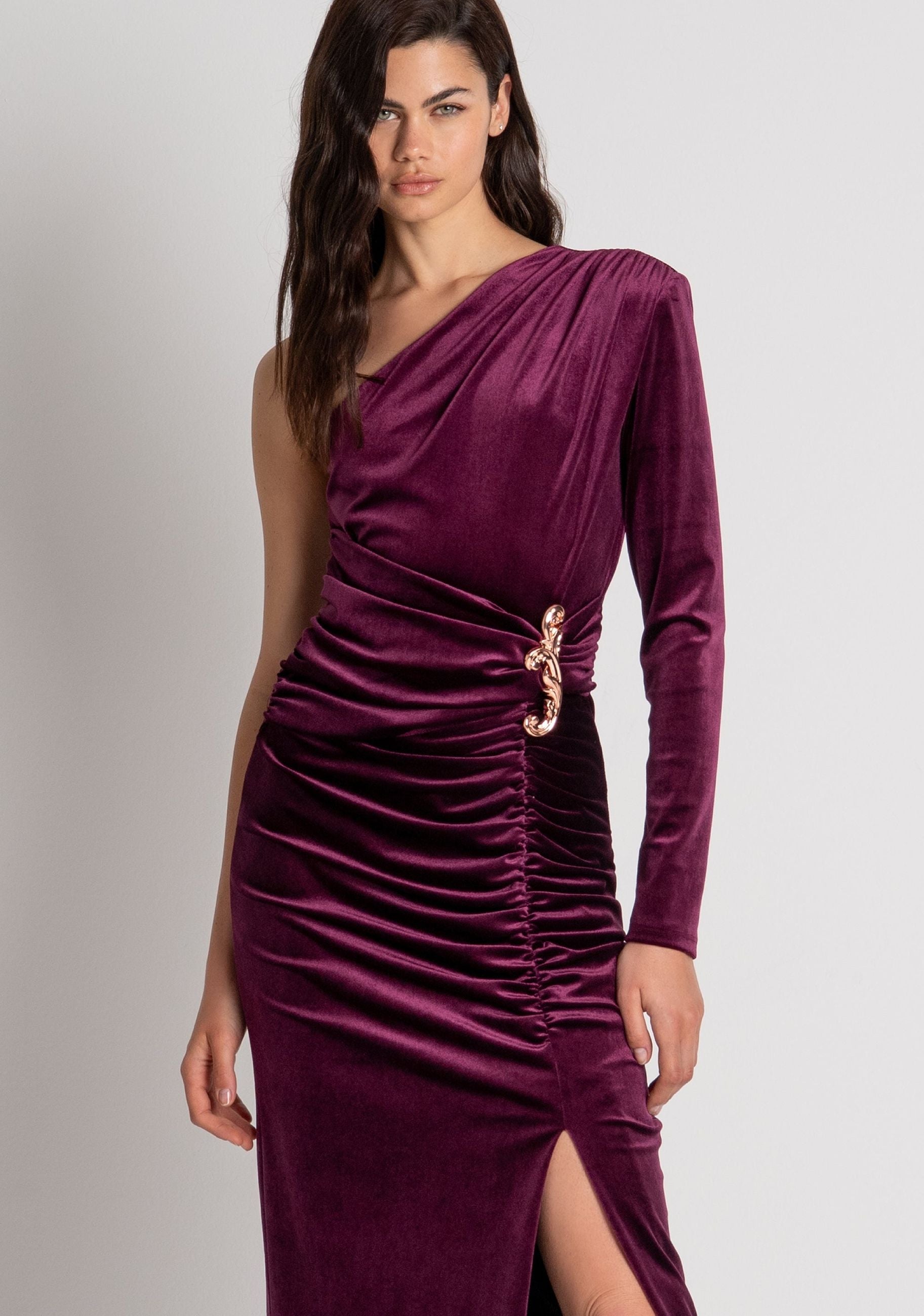 Fracomina - Abito lungo monospalla - Donna
