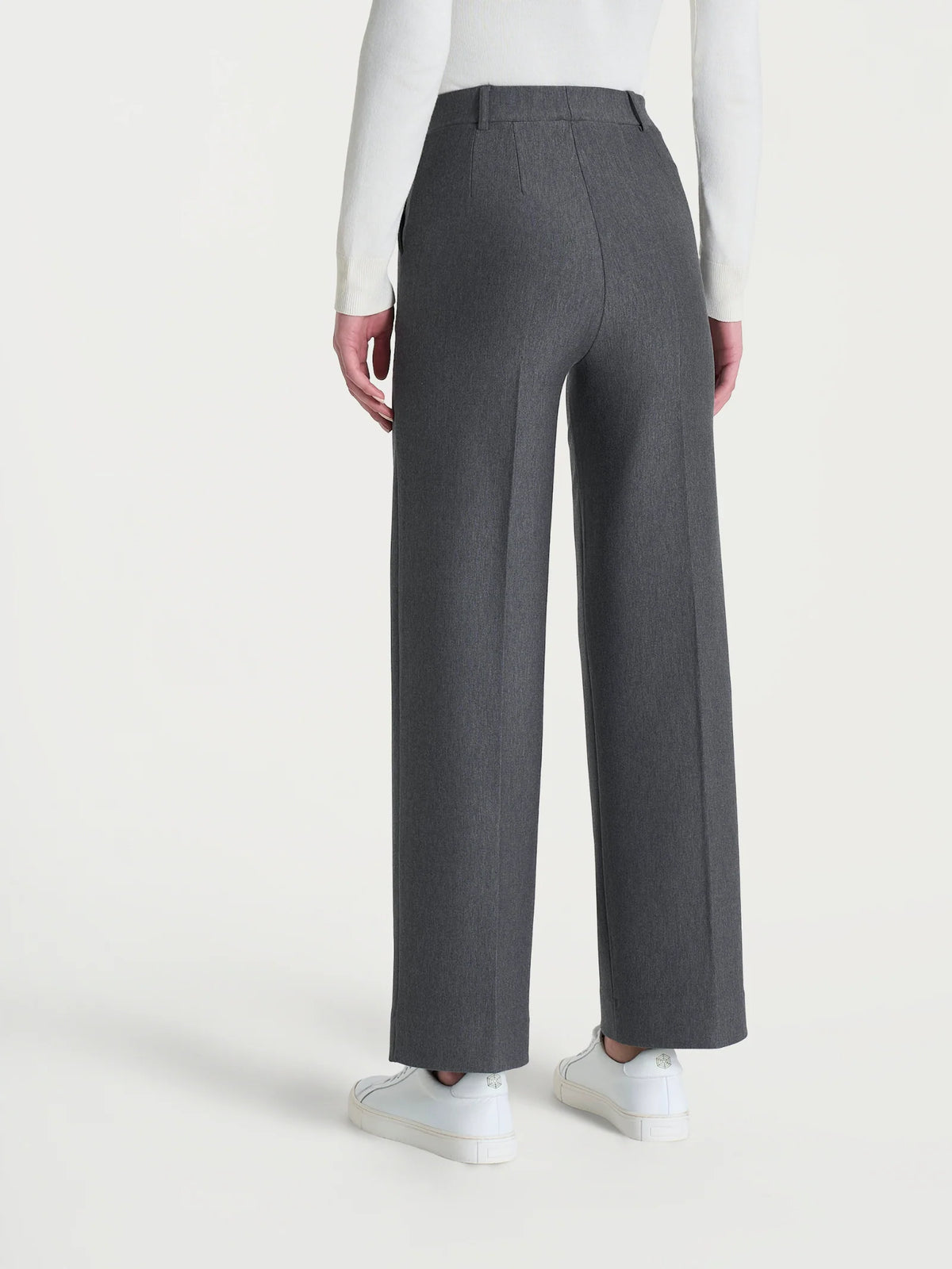 Ragno - Pantalone ampio alla caviglia in Compact - Donna