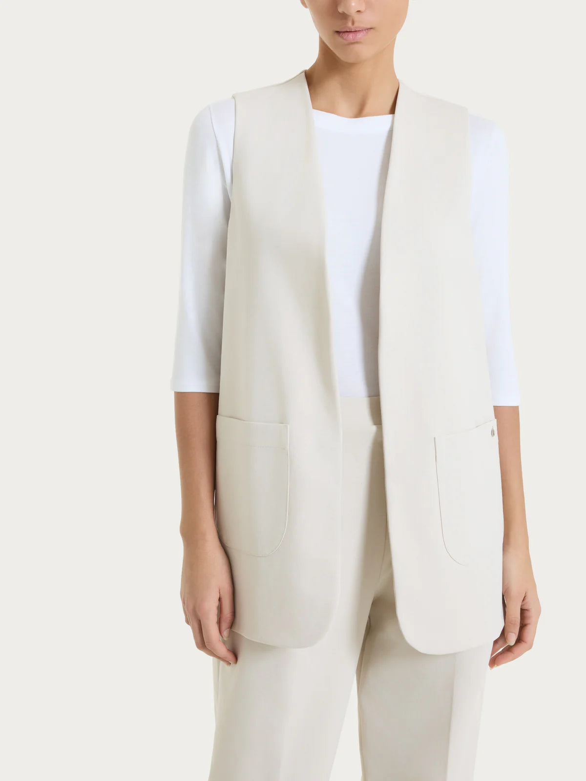 Ragno - Gilet aperto in Compact Light - Donna