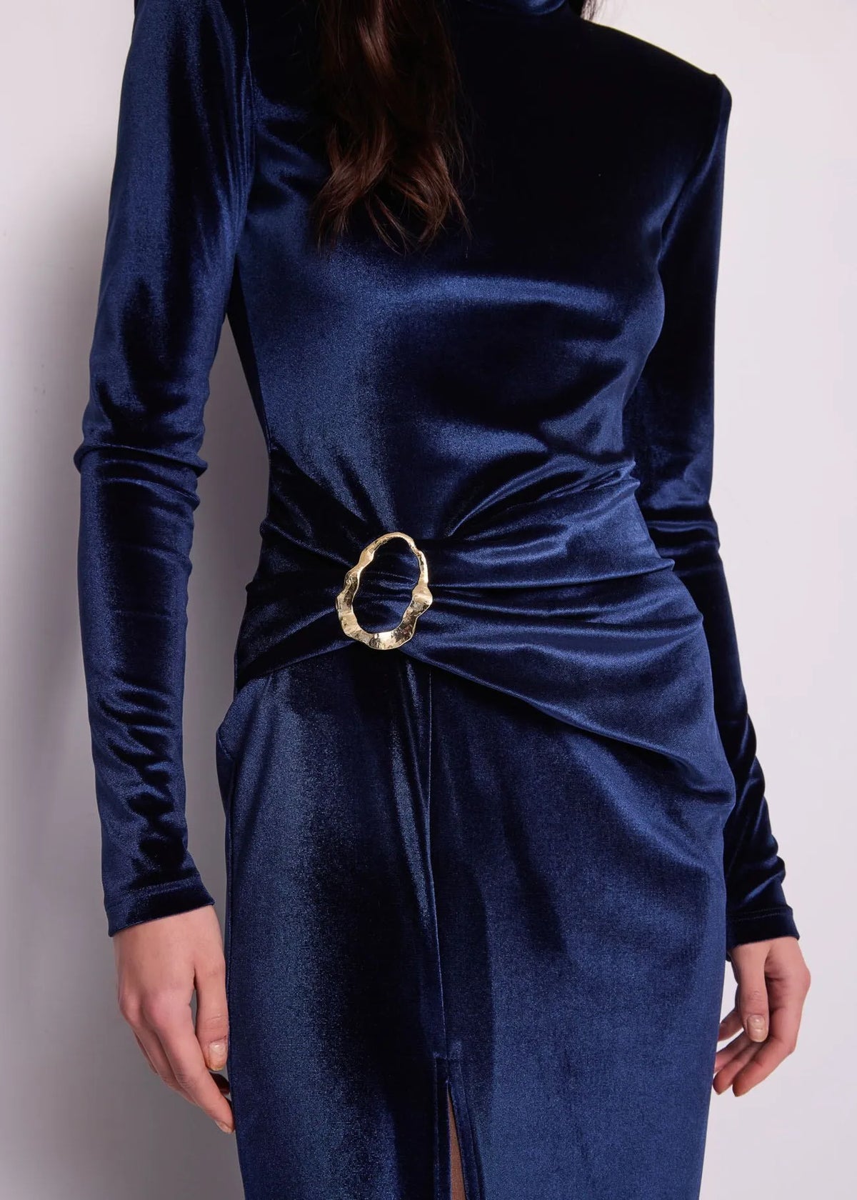 Gaudì - Abito Lungo In Jersey Velluto M-L - Donna
