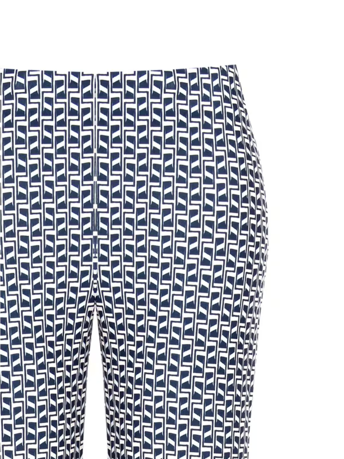 Rinascimento - Pantaloni Palazzo In Scuba Crepe Stampato - Donna
