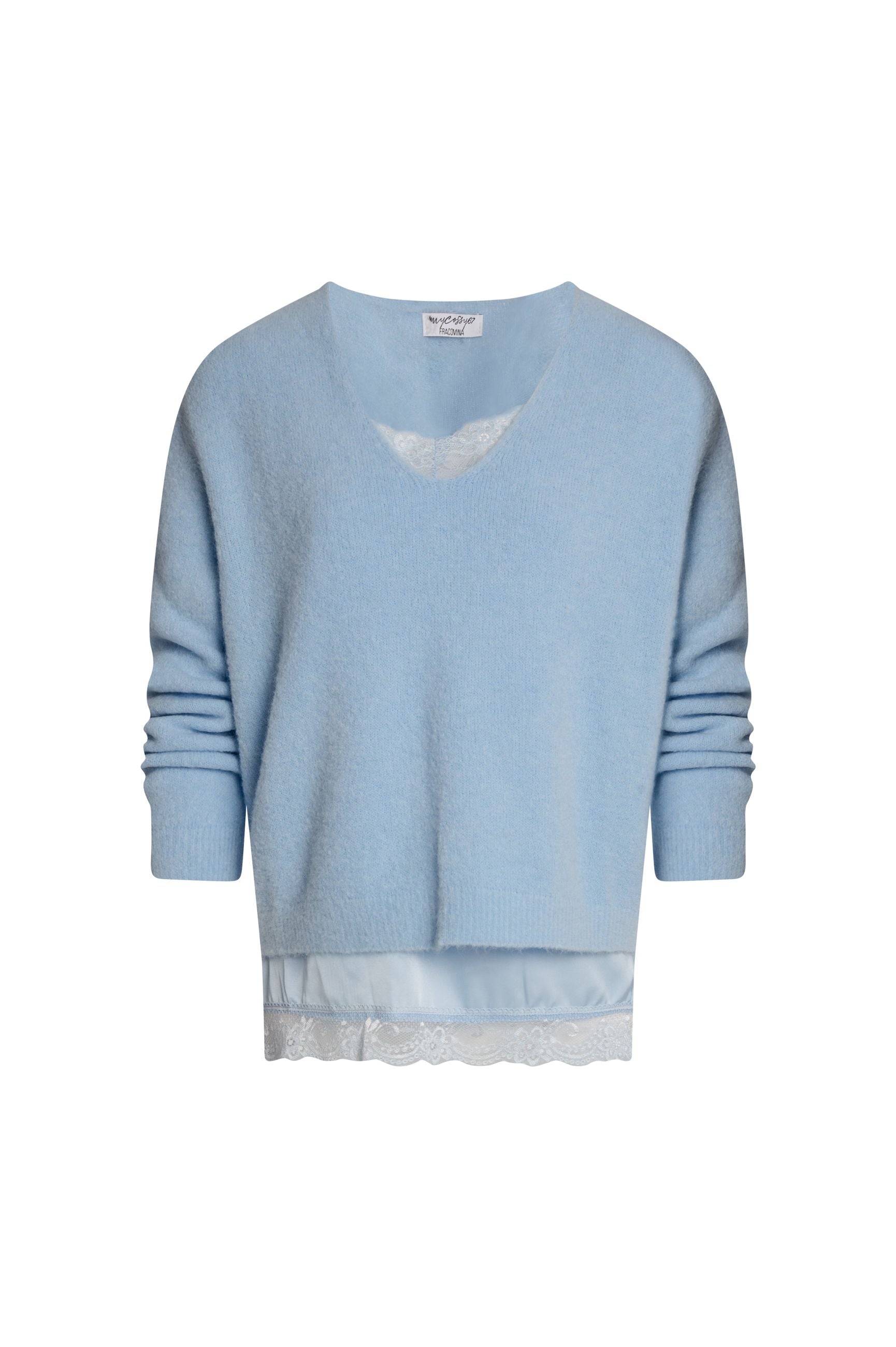 Fracomina - Maglione con scollo a V e canotta - Donna