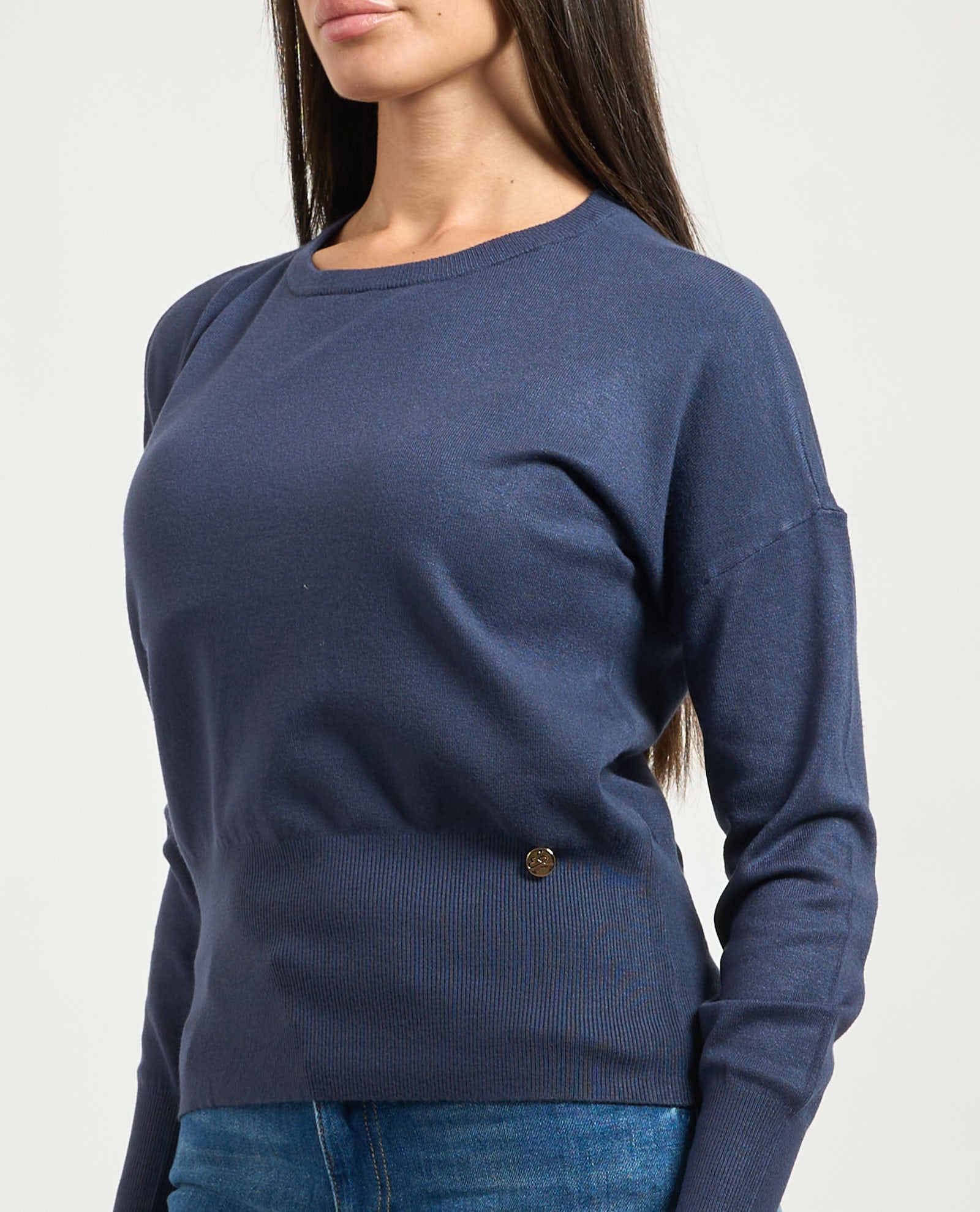 Maglia Donna Con Polsi E Fondo Alto Donna - Yes Zee -