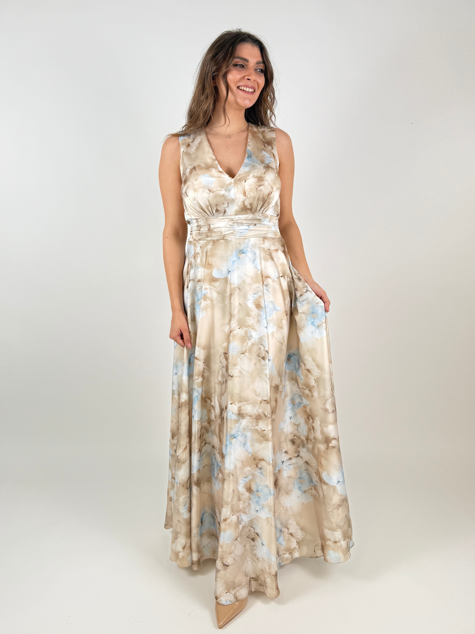 Abito lungo fluido Donna - Rinascimento