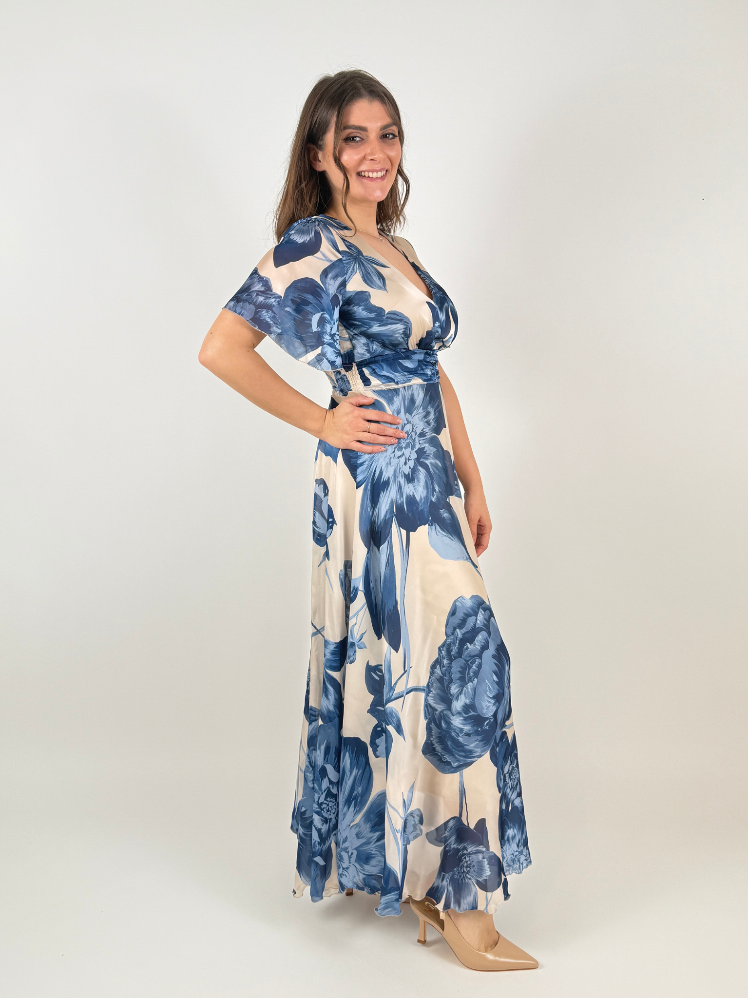 Abito lungo fluido Donna - Rinascimento